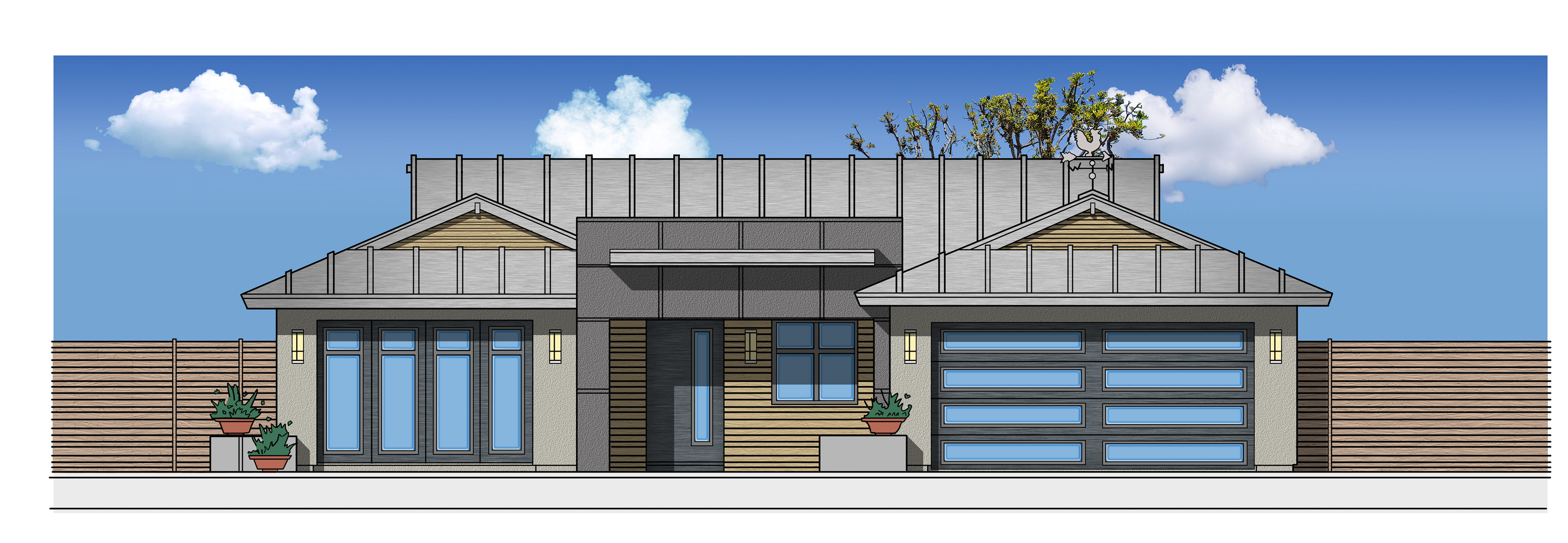 Final Proposed colors for the residential home.