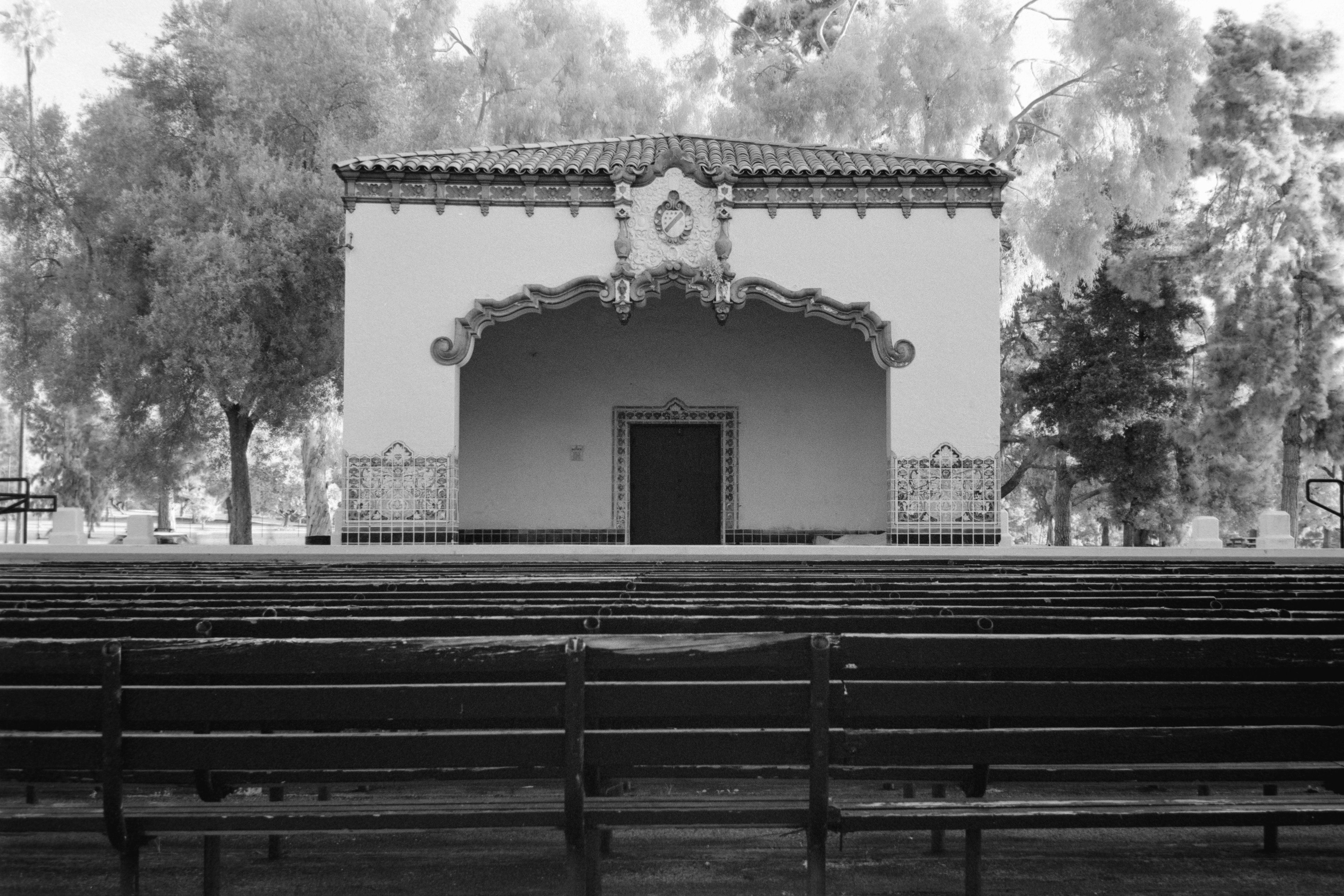Long Beach, California - Nikon F4 | 50mm | F11 | 1/2 | Rollei Infrared 400