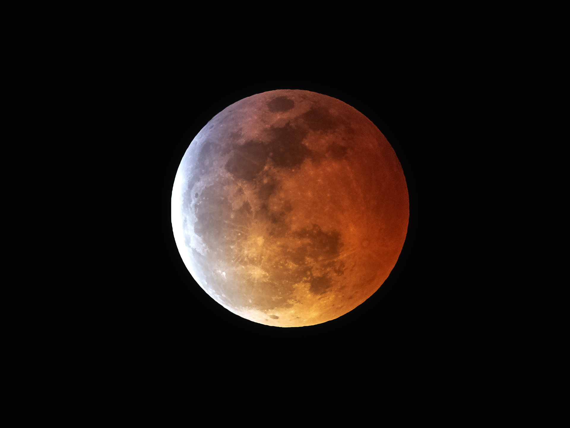 Lunar Eclipse as seen from Cypress, California January 20, 2019