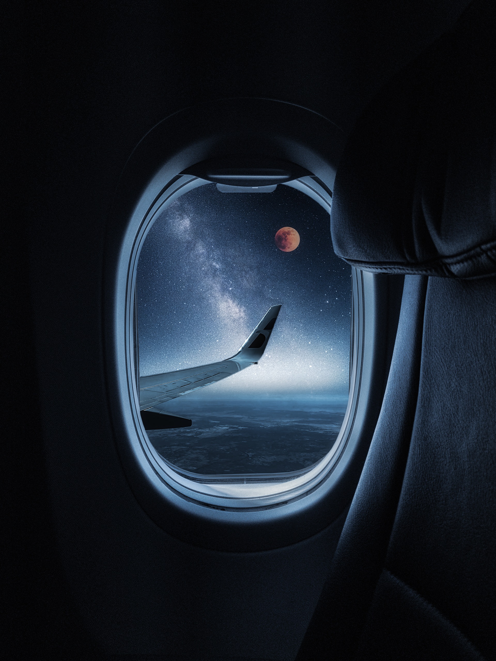 "Airplane Window Eclipse" Orange County Fair Finalist 2022