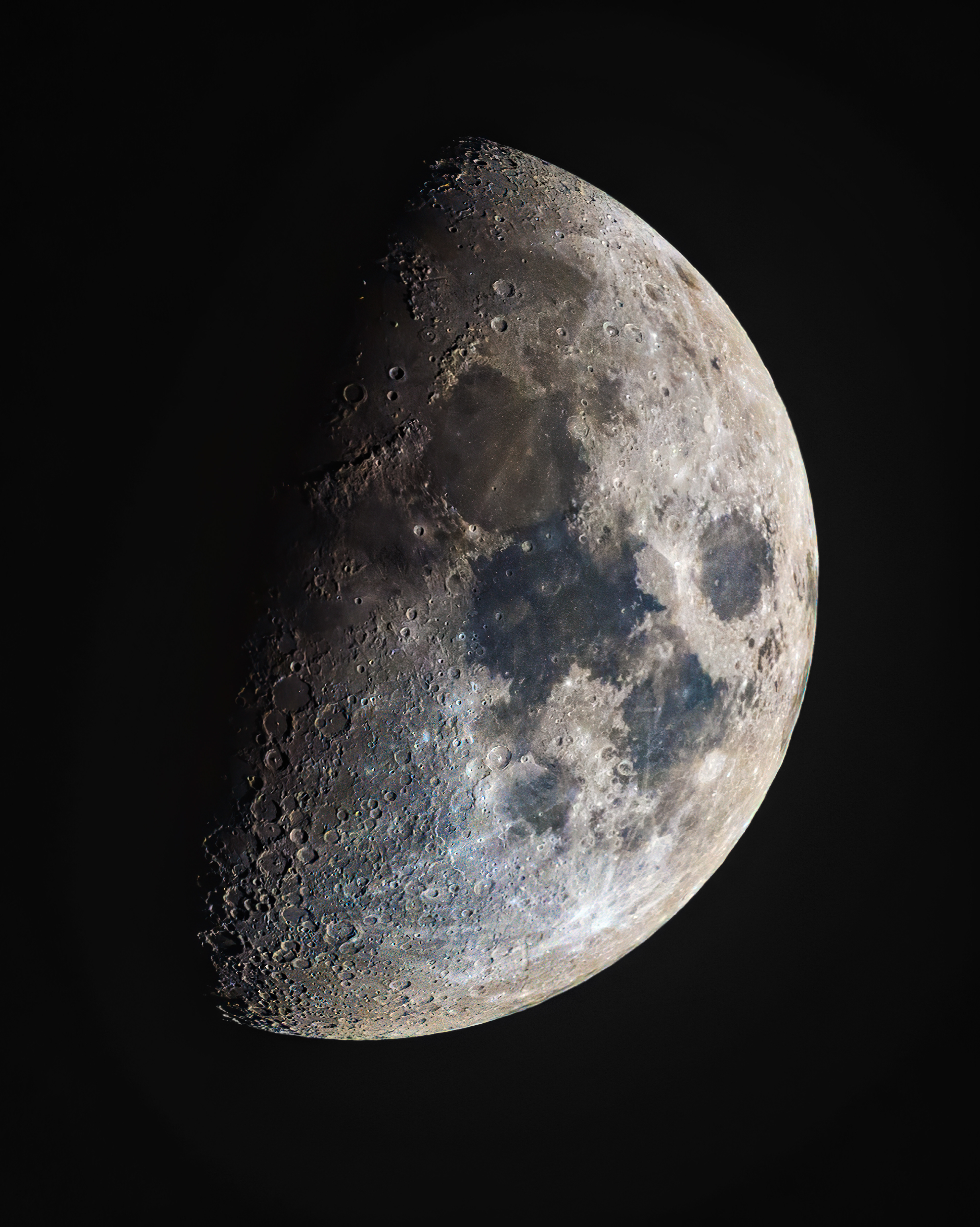 First Quarter Moon, December 22, 2020