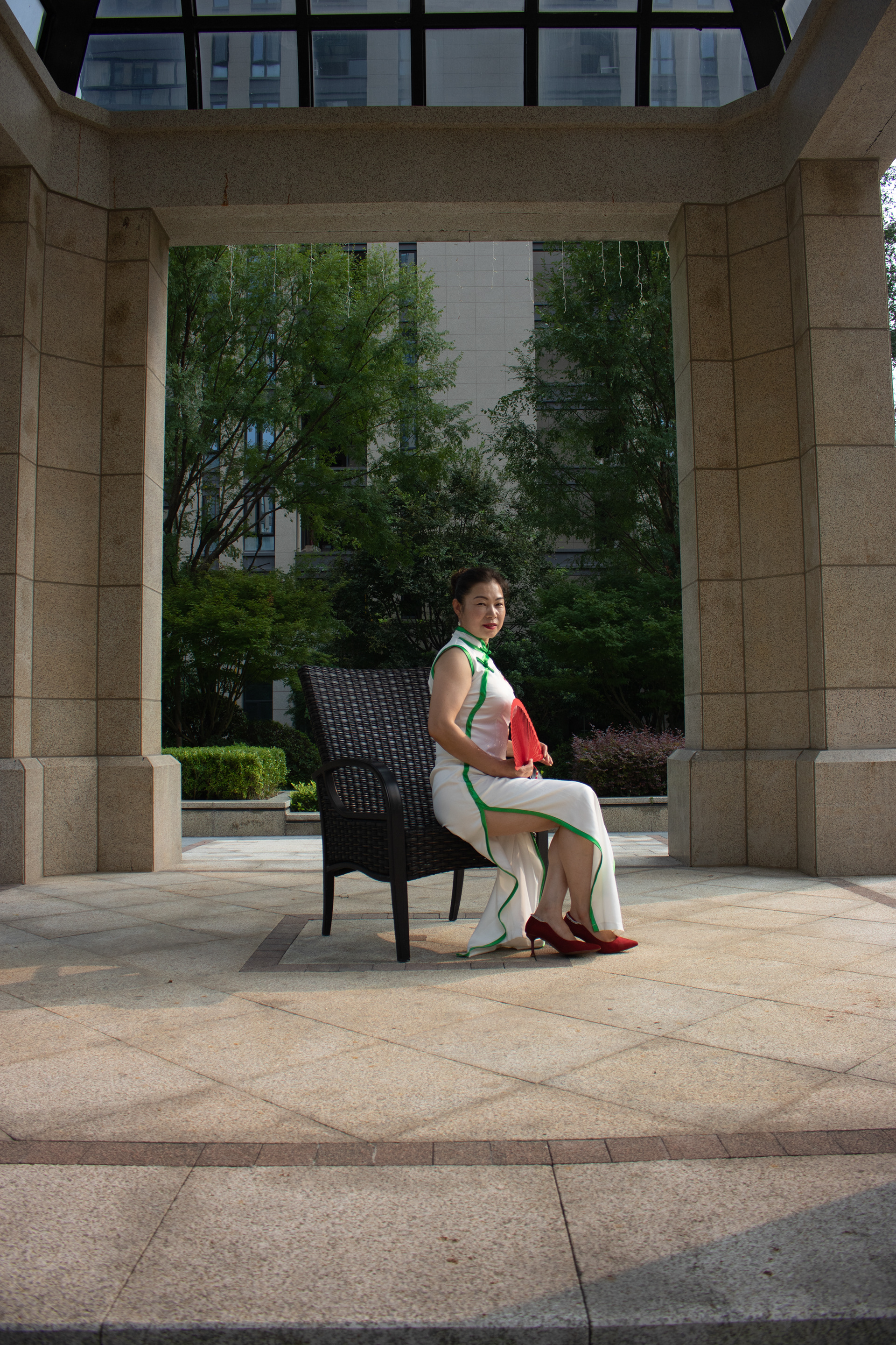 Lady in a Chair, Zhejiang, China