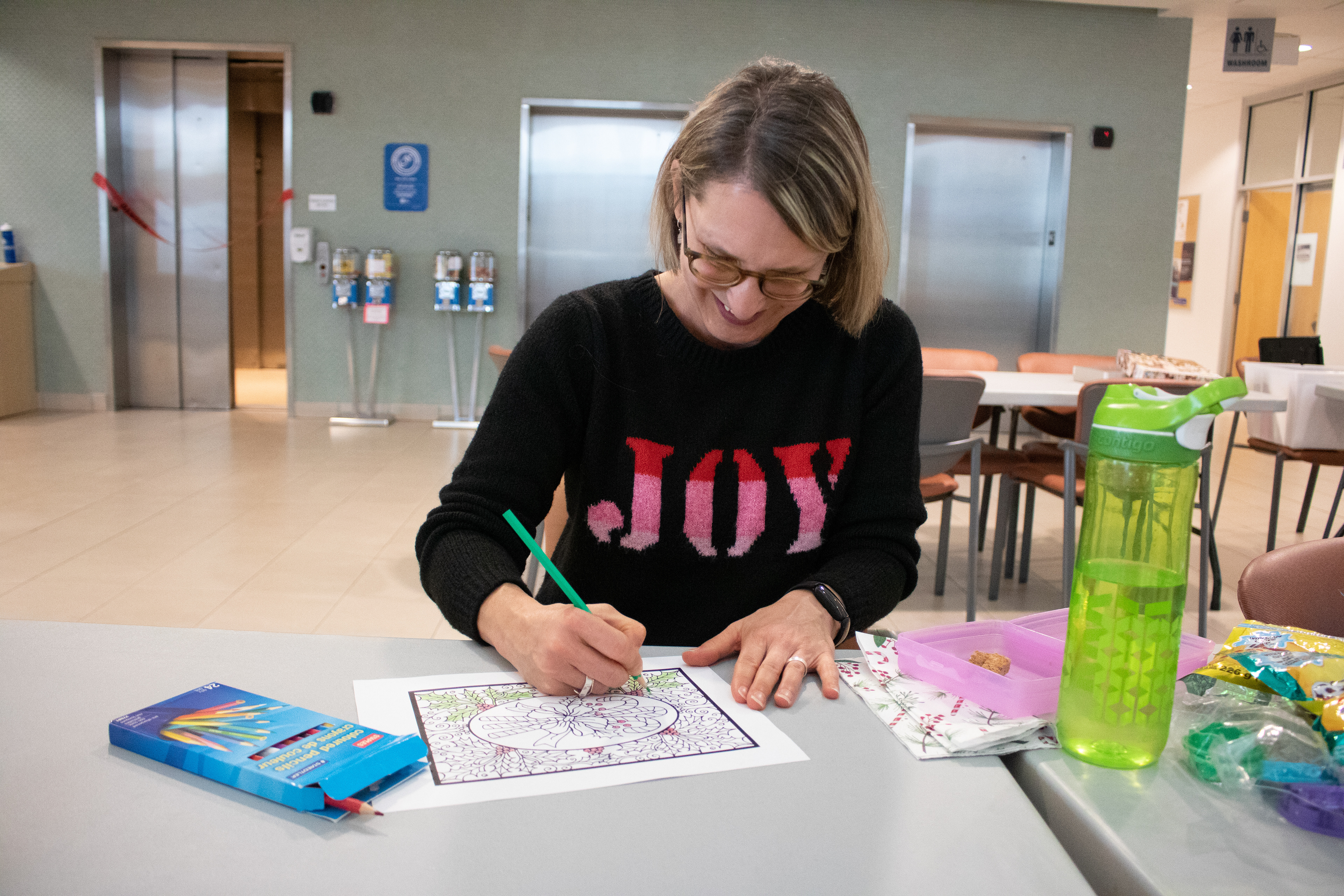 A Lady Fills Color, NSCC-IVANY Dartmouth, NS, Canada