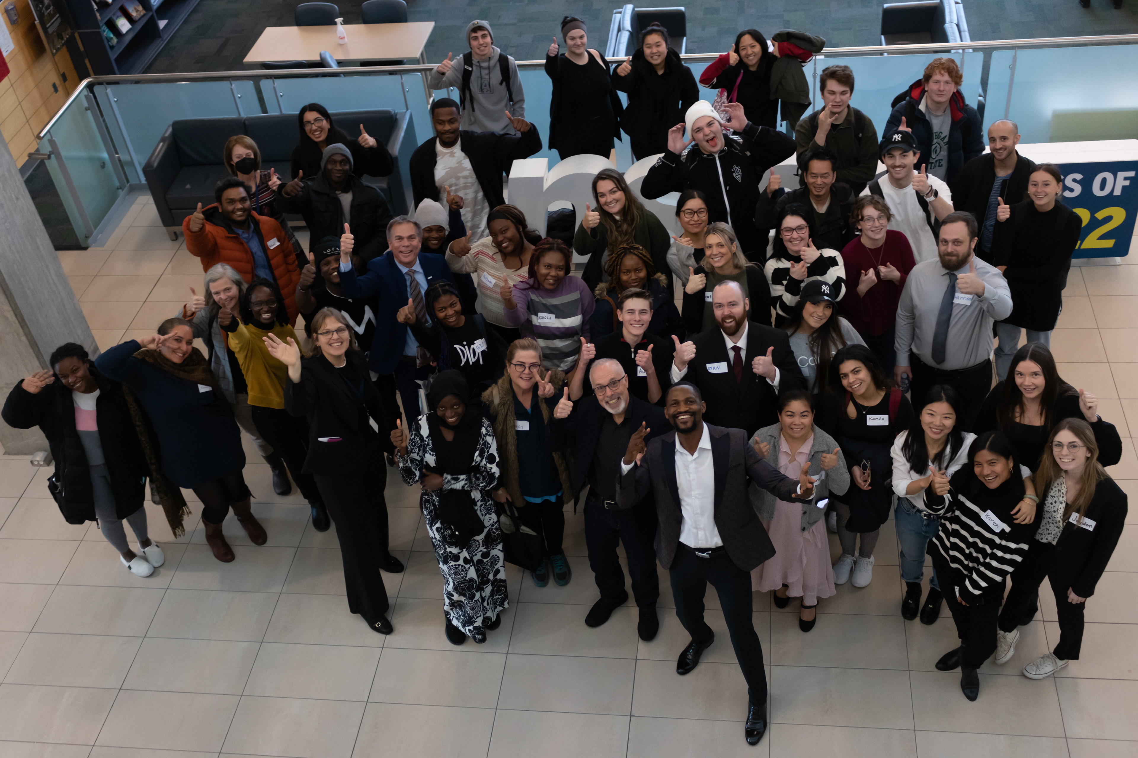 Group Photo of Business School Event, NSCC-IVANY Dartmouth, NS, Canada