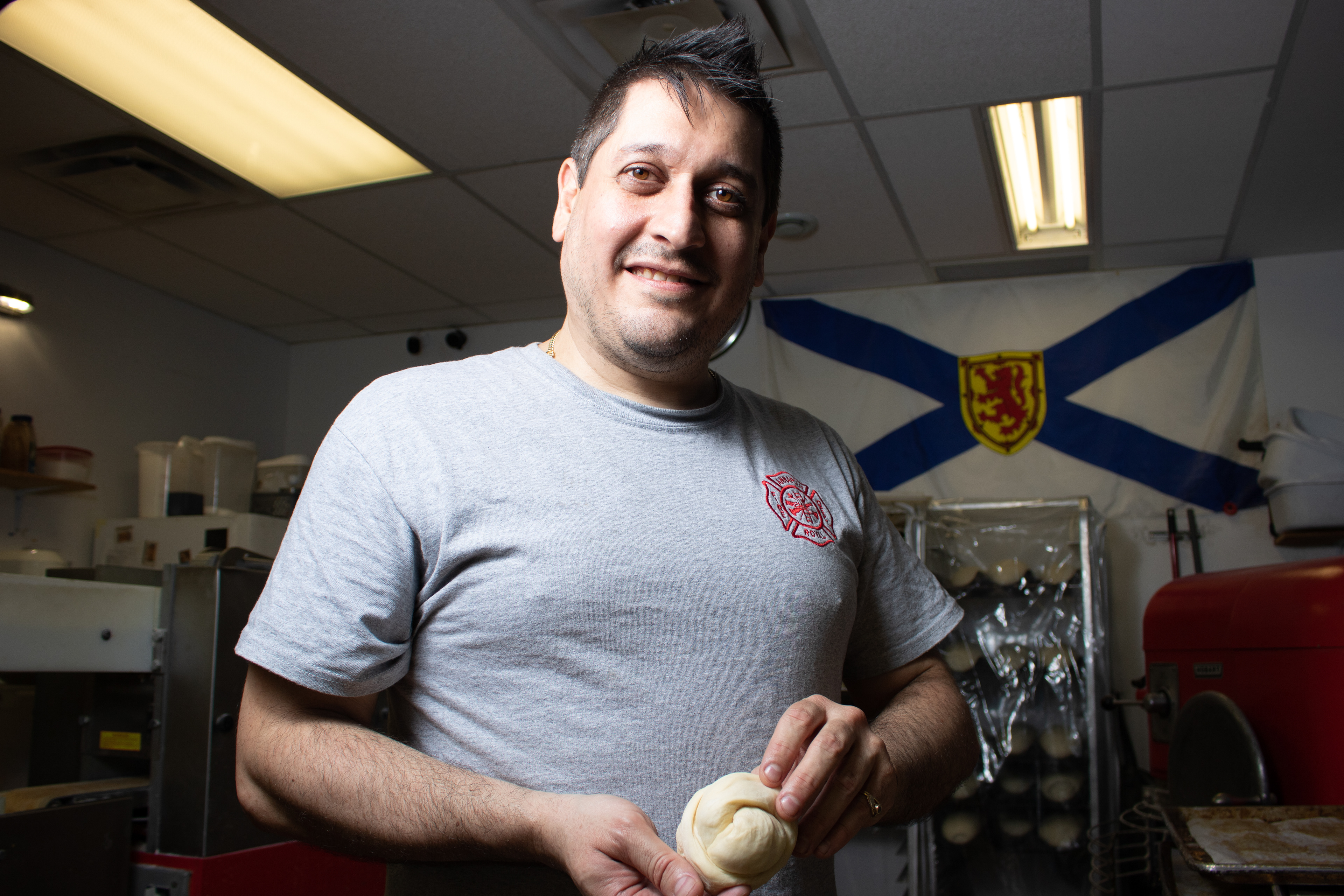 Bakery Owner Display A Dough, NS, Canada