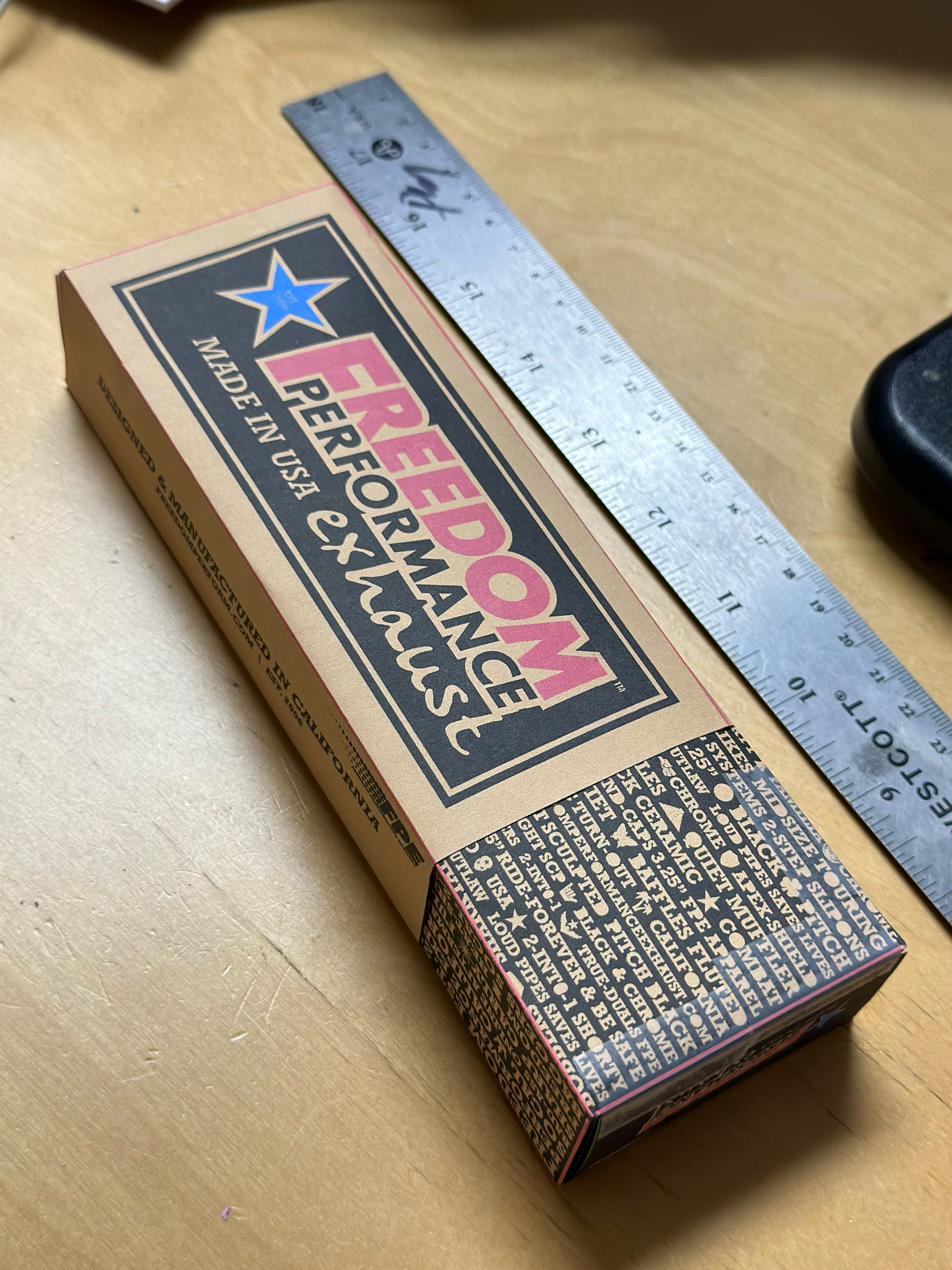 Mock up of  the Artwork for the telescoping slip-on box.