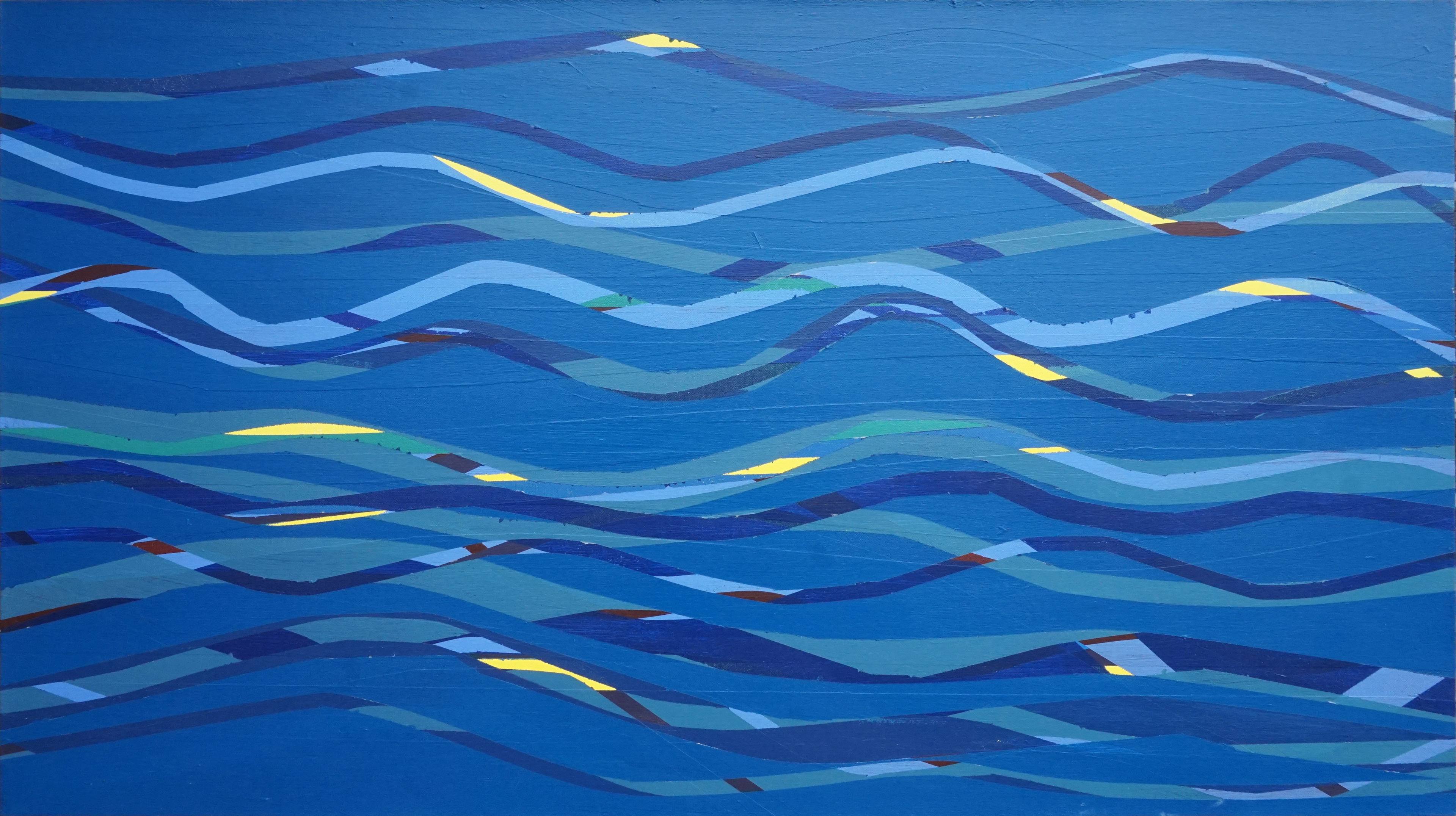 Waves, 24"x48"