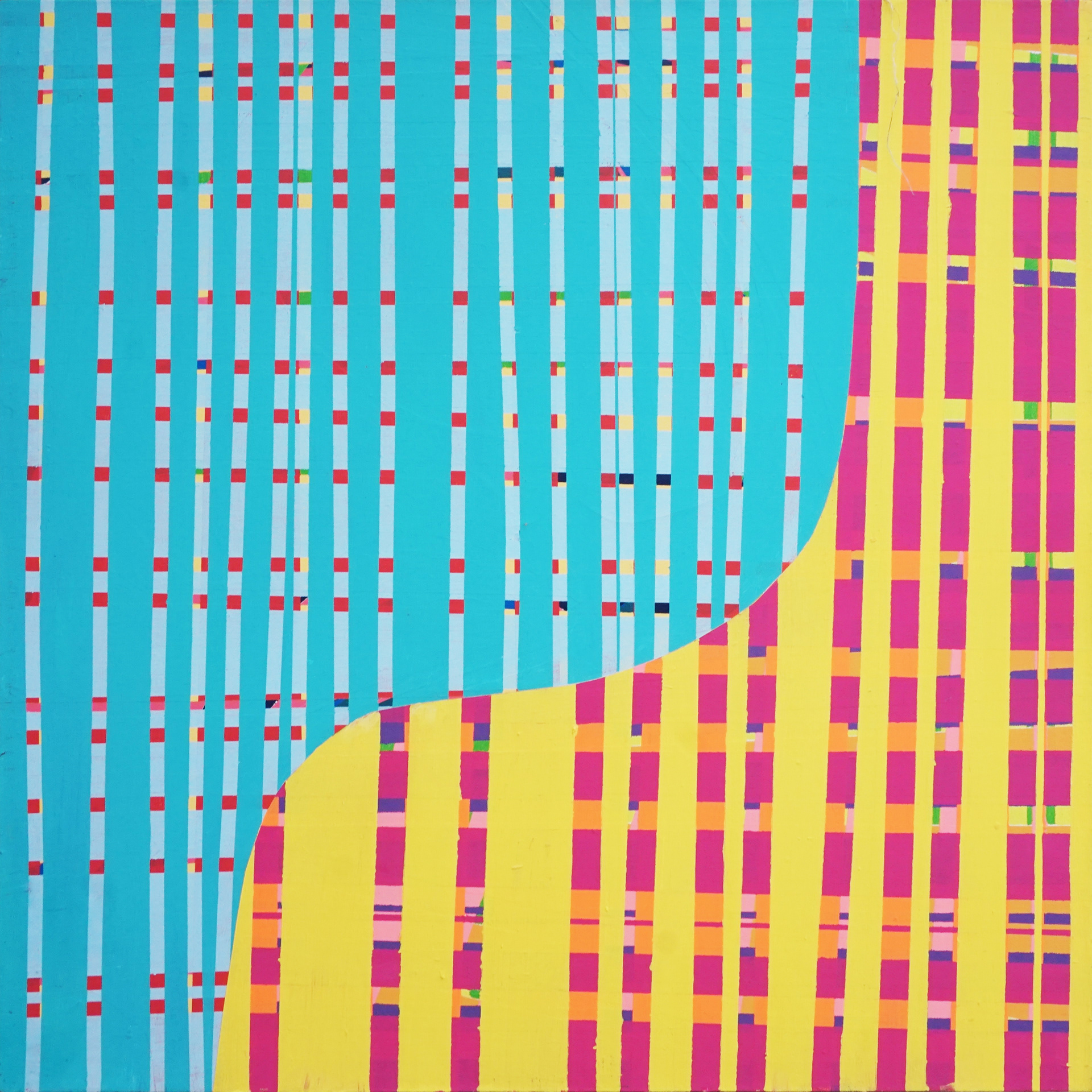 We All Live In Buildings, 36"x36"