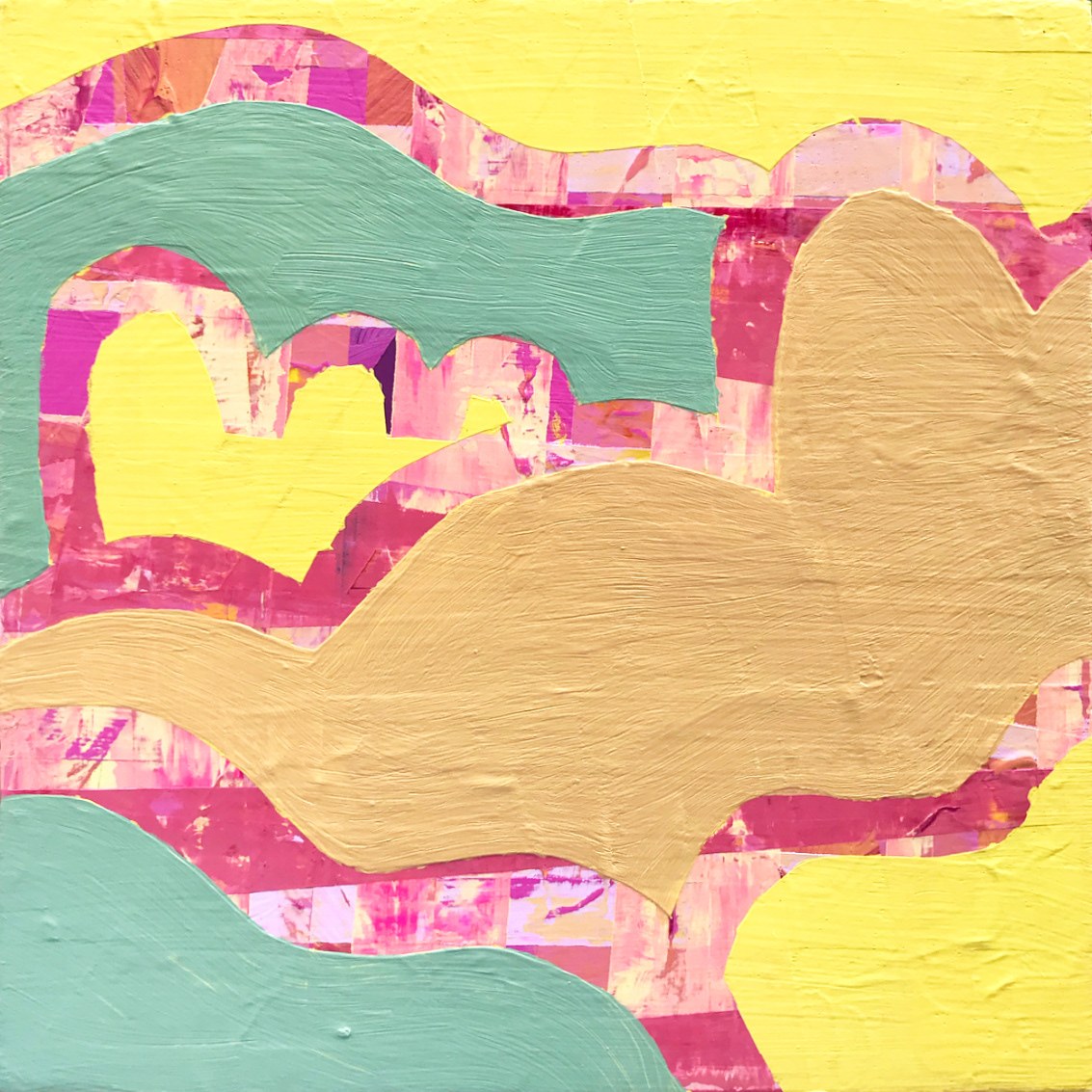 Tumbling, 10x10"