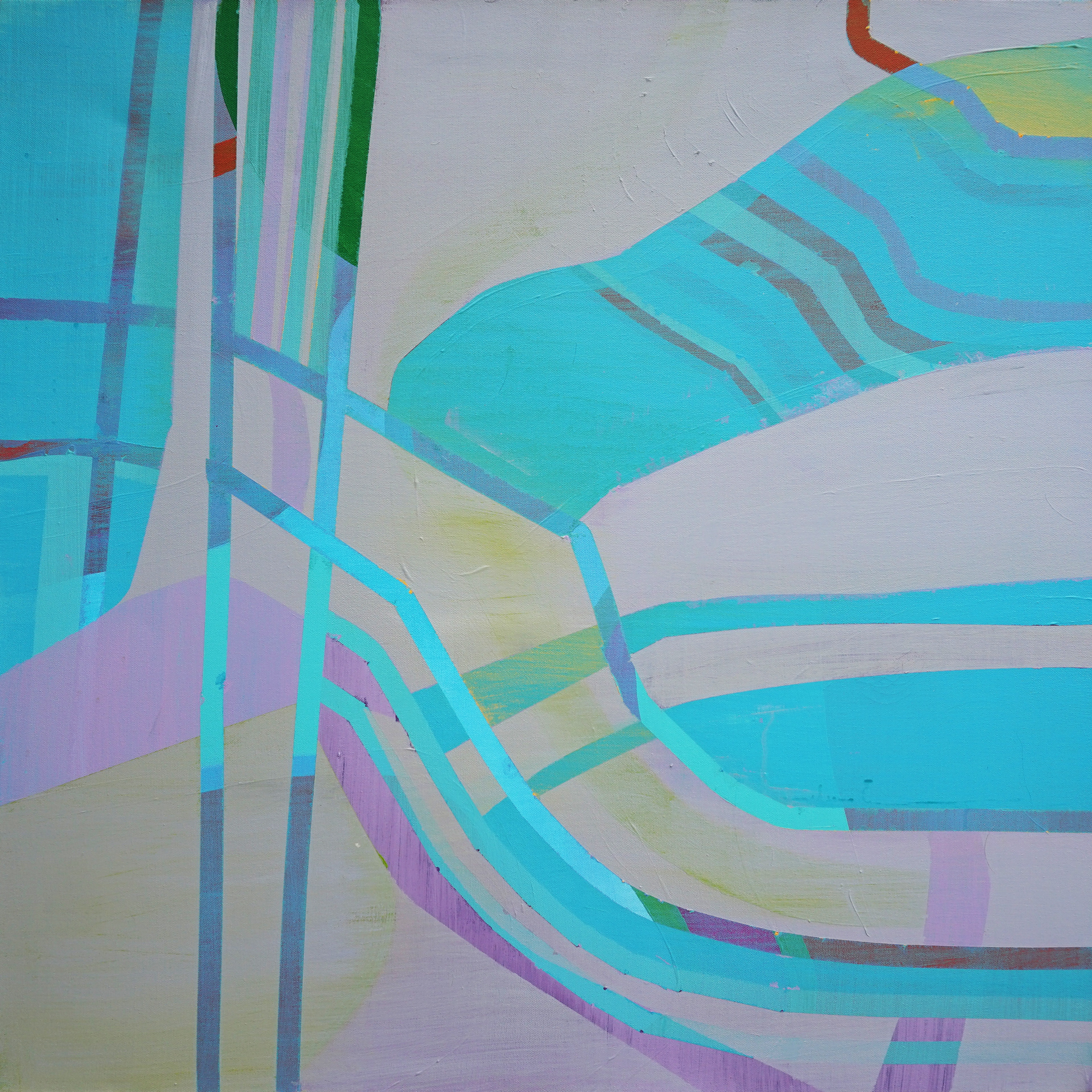 On The Hill, 36"x36"