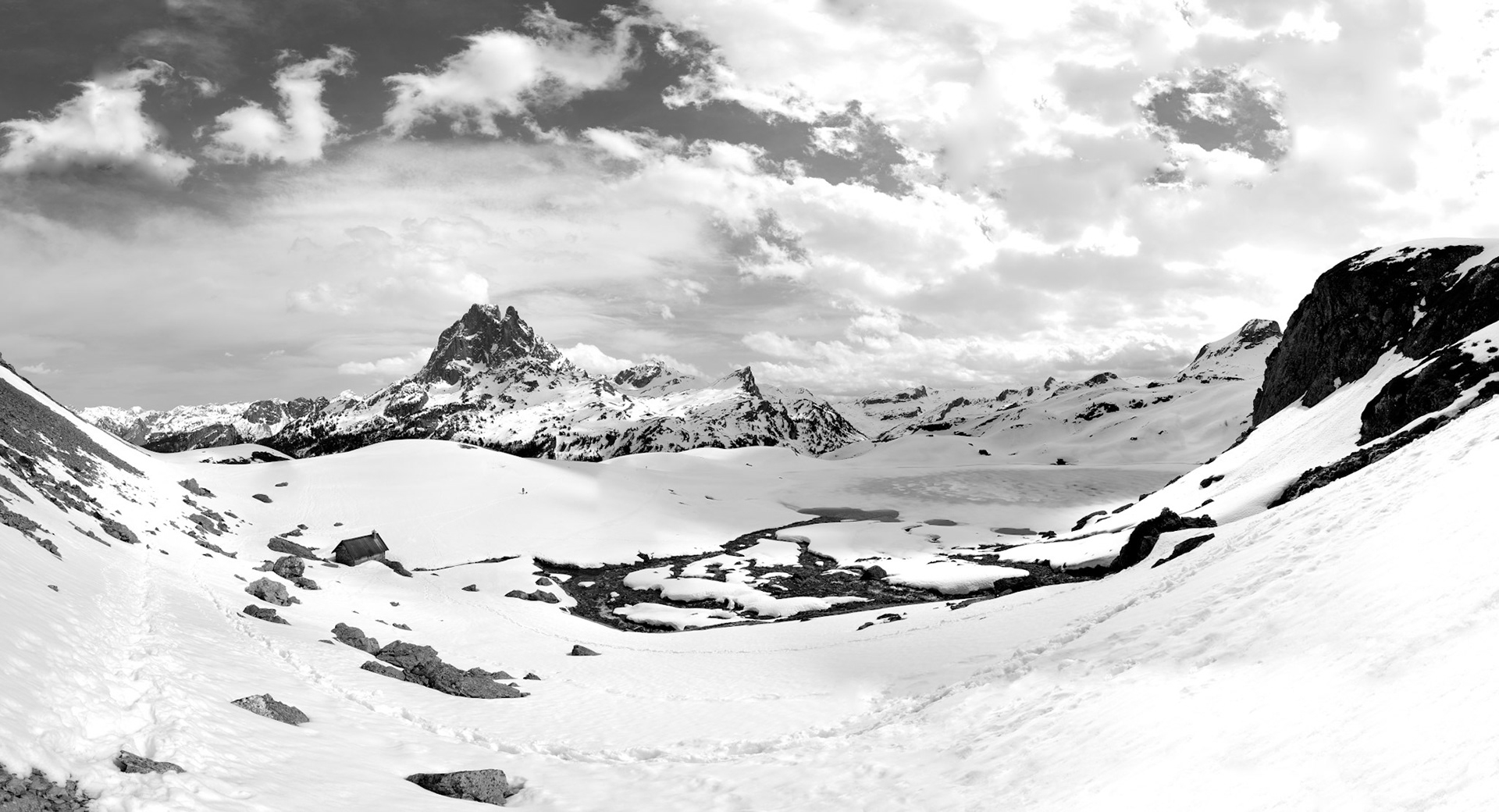 Lac Roumassot &amp; Pic du midi d N&amp;B