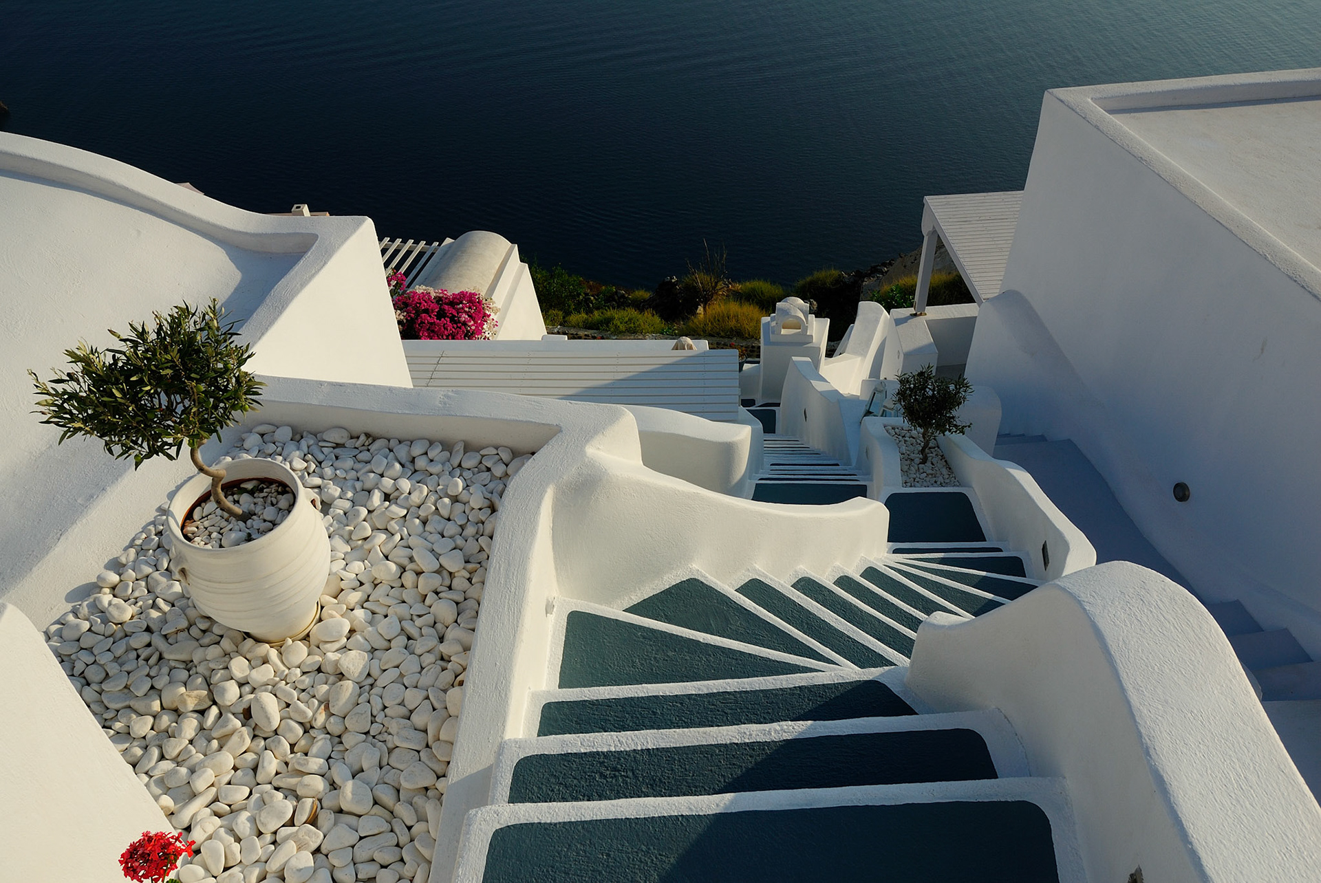 Urban stairs - Santorini