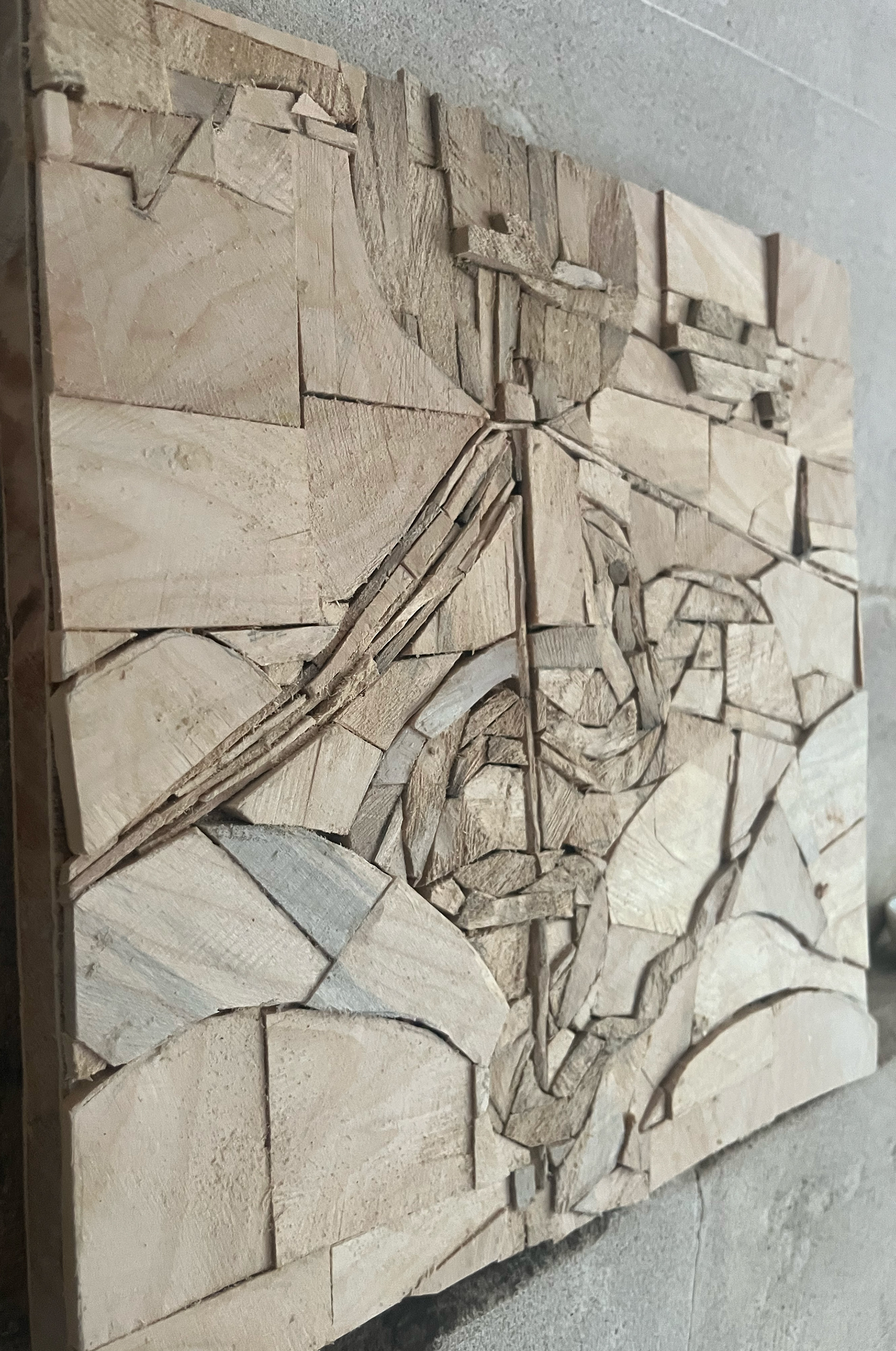 Simeon Stylites up a telegraph pole in a field outside Weymouth detail