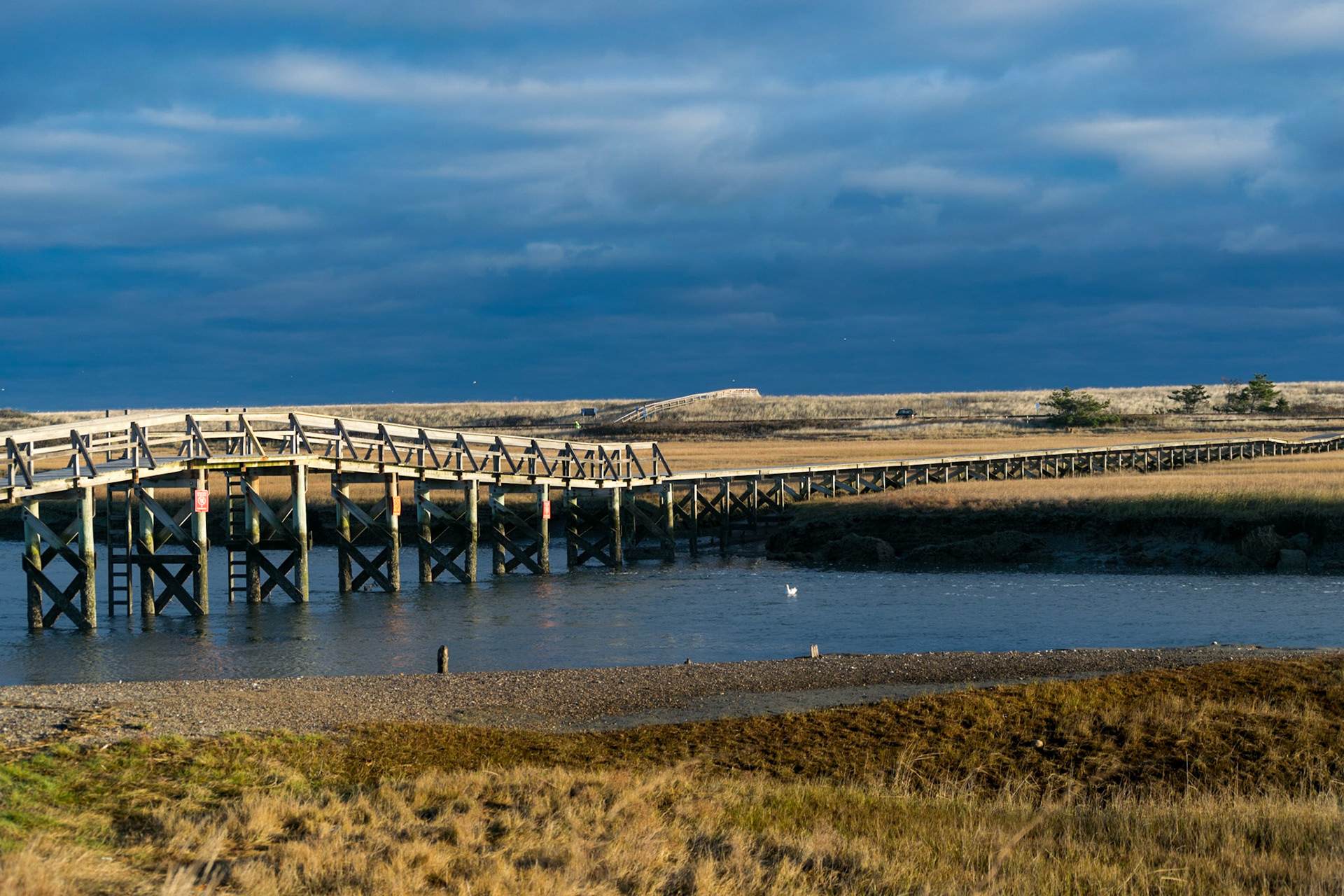 #471 A cold November morning at the Boardwalk.  No matter the time of year, this place is beautiful.Sandwich, MA