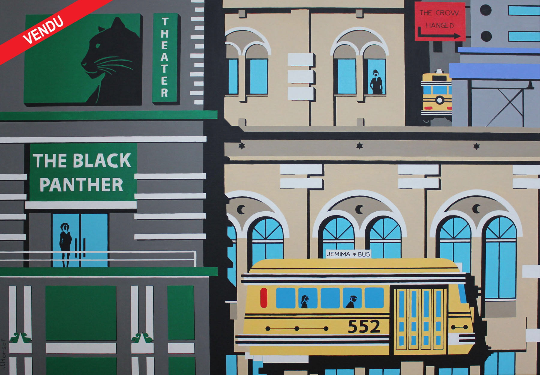 Le pouvoir de Betye Acrylique 81x116cm