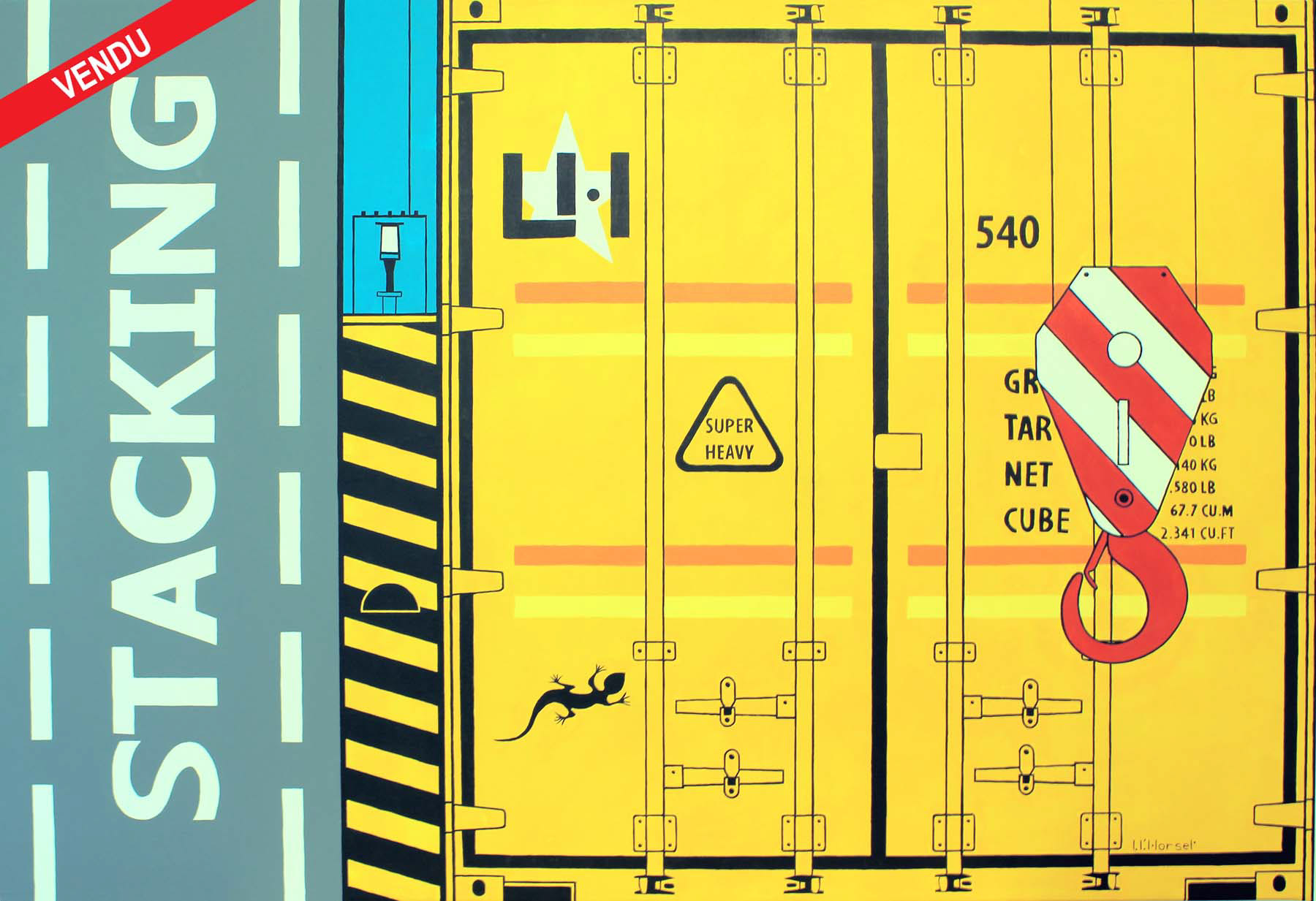 Stacking LH 540 Acrylique 89x116cm