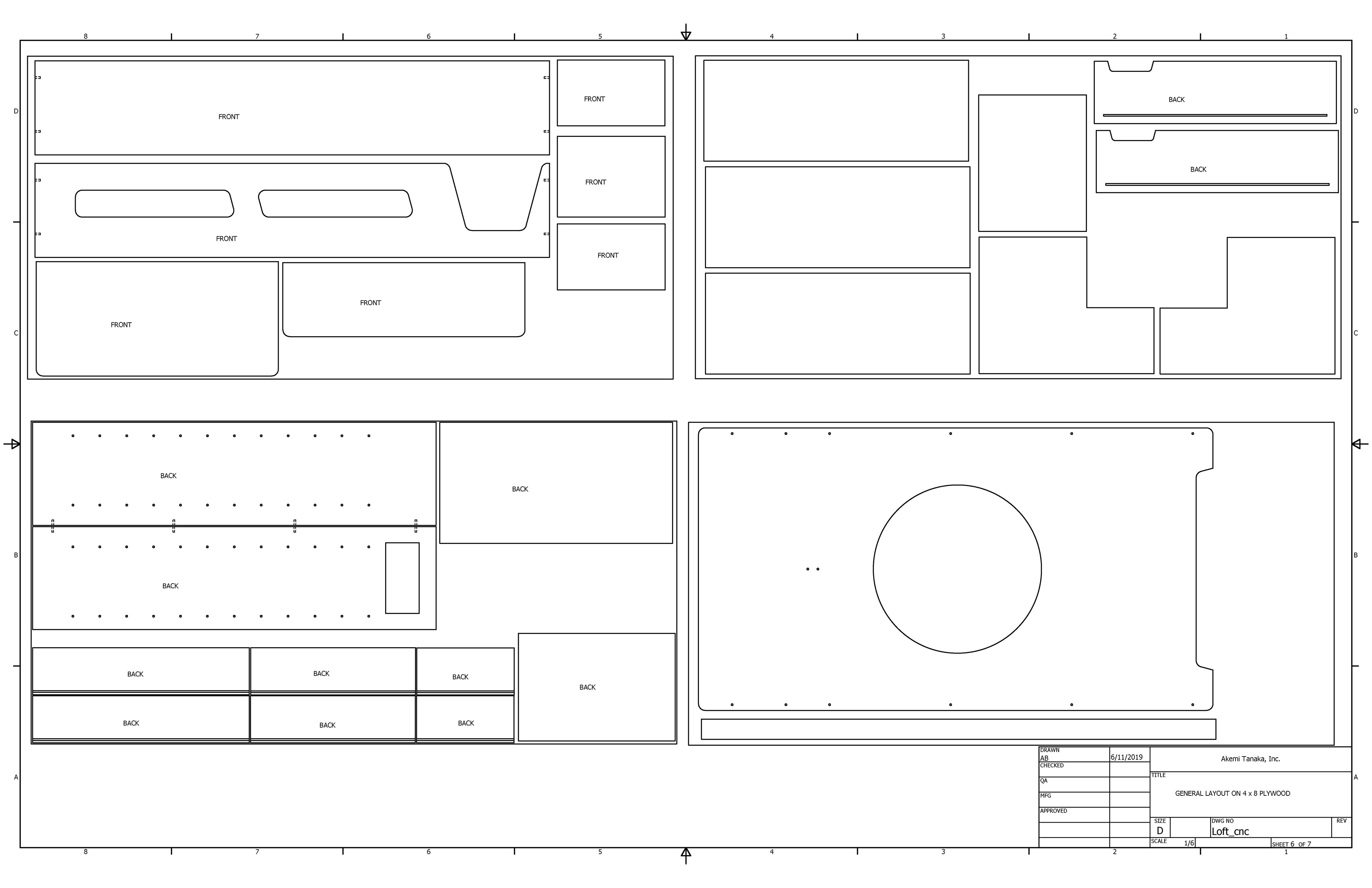 Drawings for CNC
