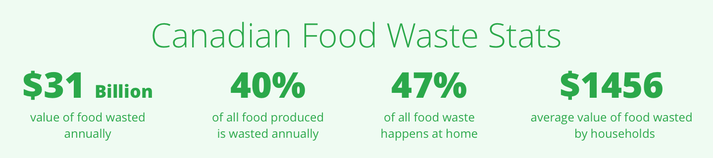$31 billion worth of food wasted every year in Canada
