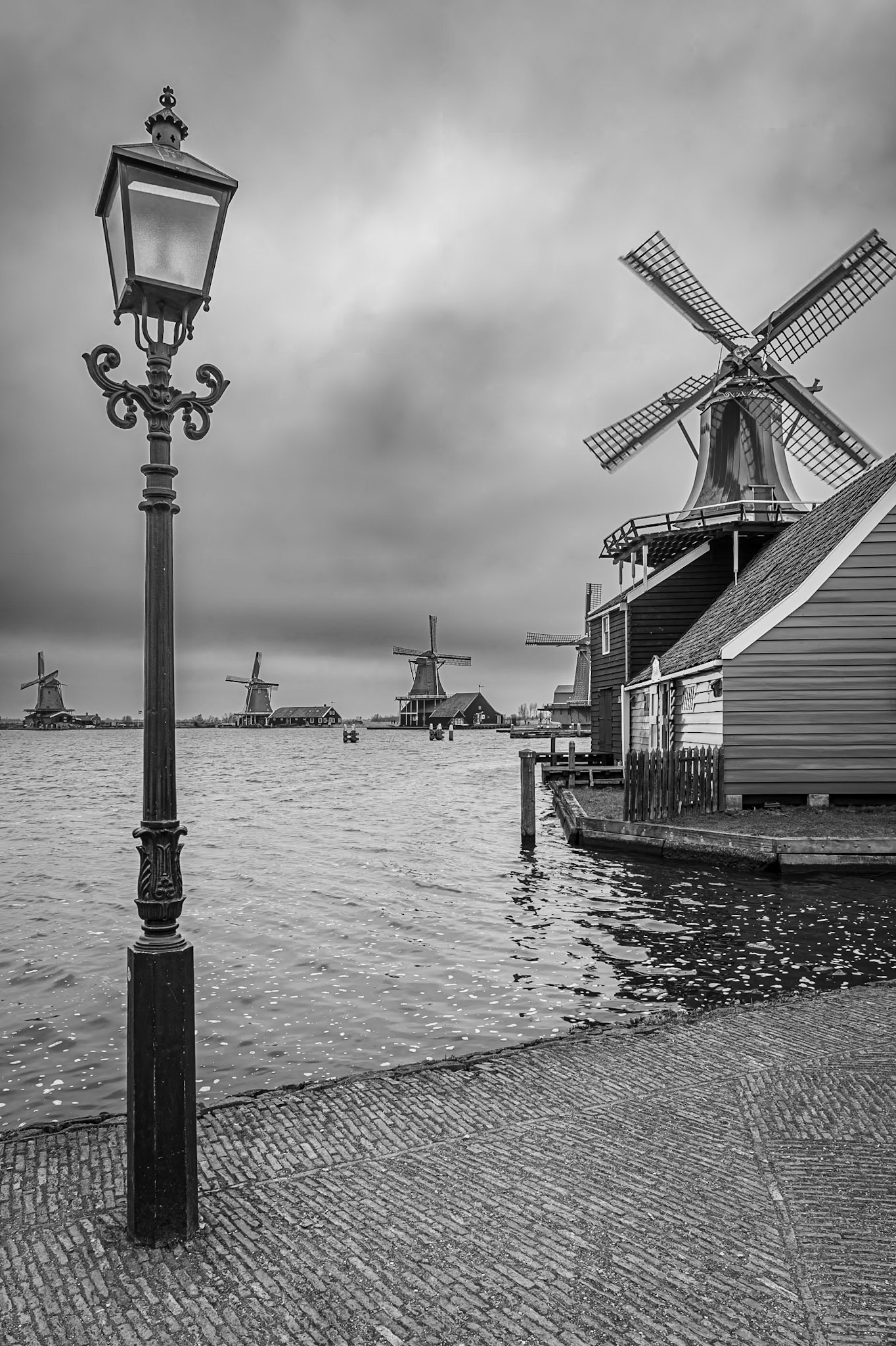 Windmills at Zaanse Schans, Netherlands (EU072)