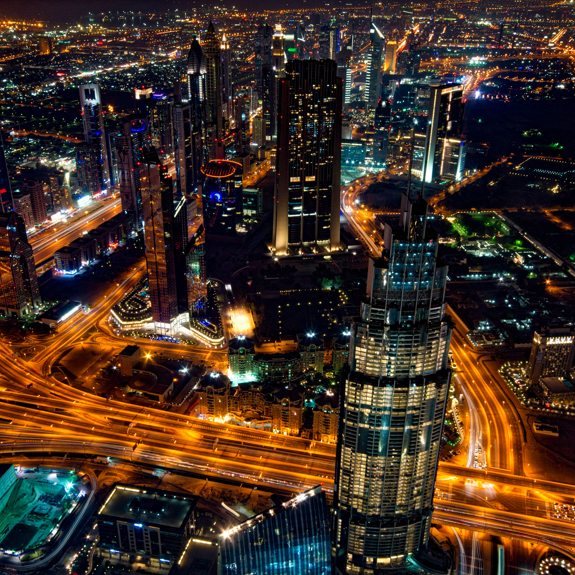 Dubai by Night from the Burj Khalifa (RW021)