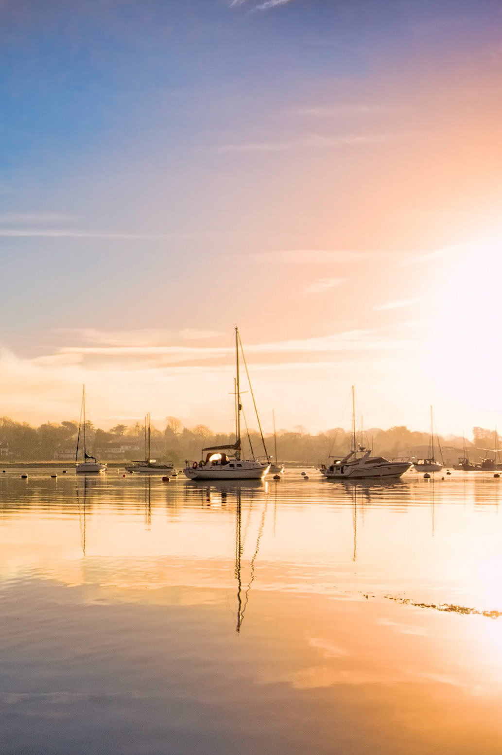 River Sunset, Hamble, Hampshire, UK (HA008)
