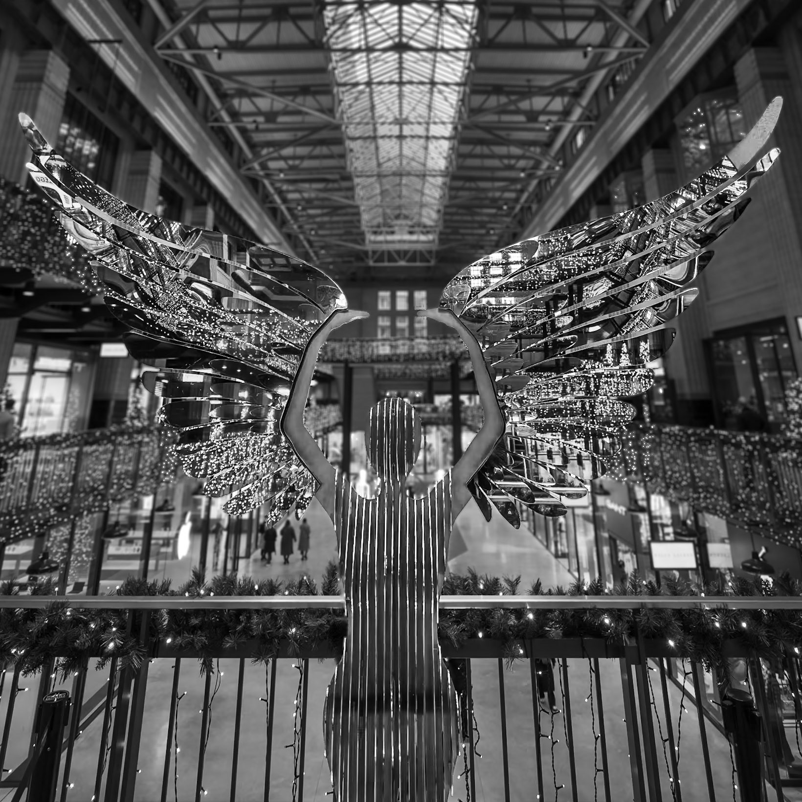 The Angel of London Scuplture at Battersea Power Station, London, UK (UK072)