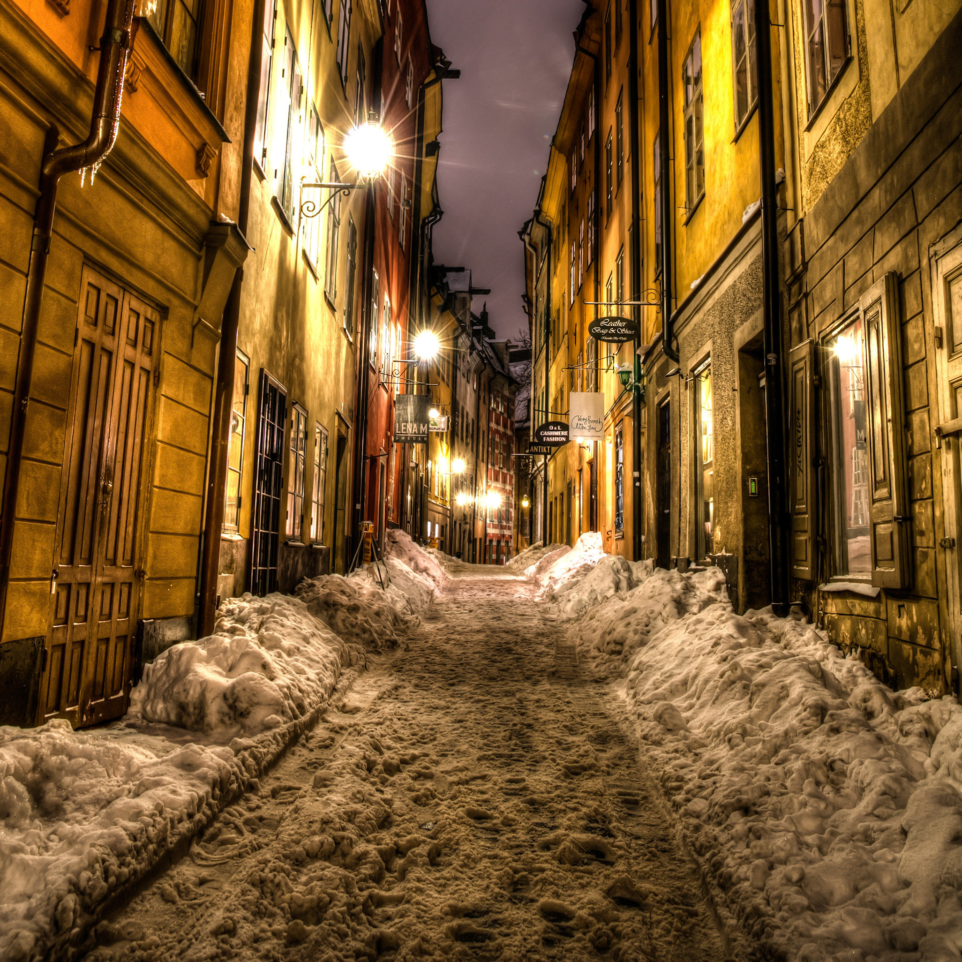 Gamla Stan in The Snow, Stockholm, Sweden (EU004)