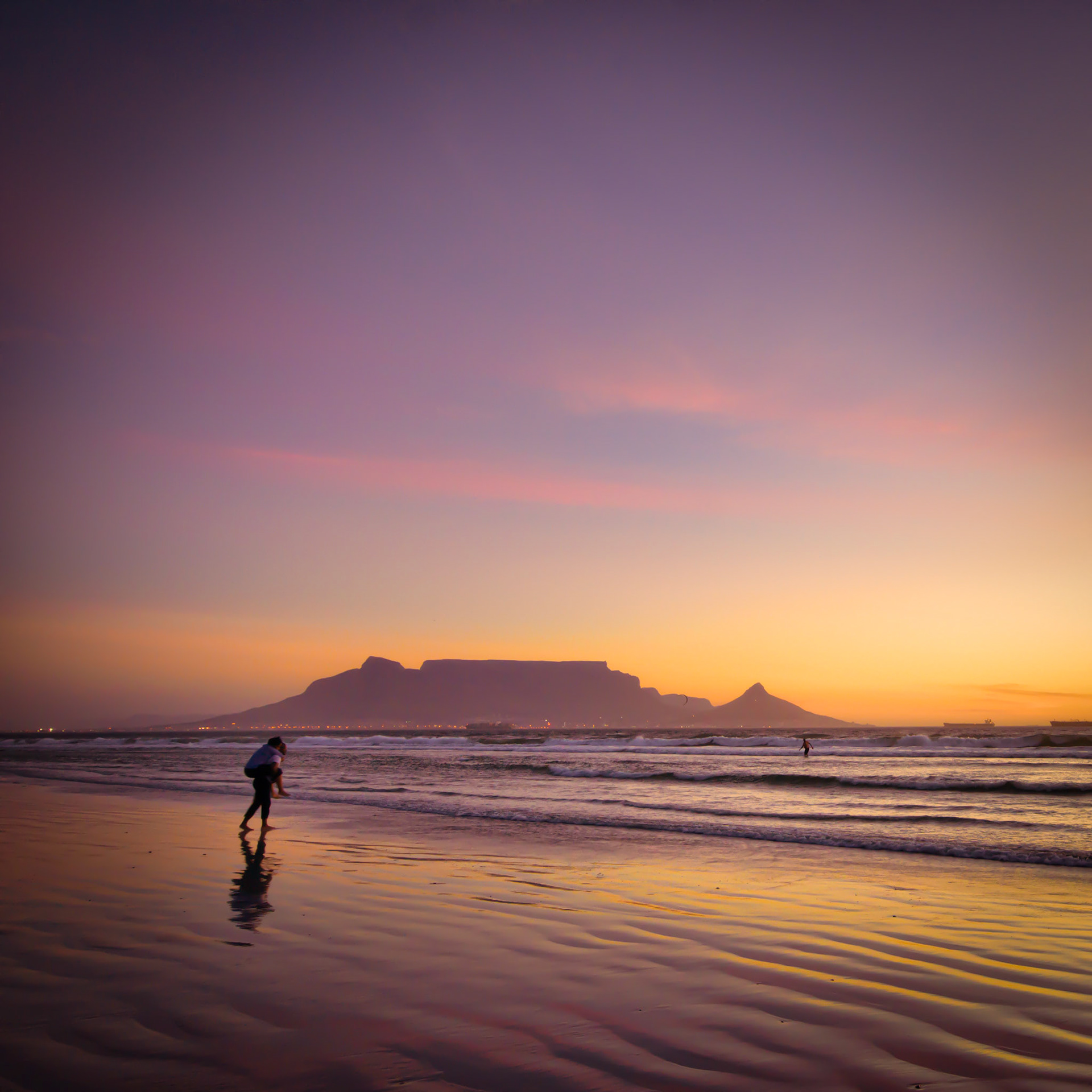 Walk on the Beach at Milnerton, Cape Town, South Africa (SA019)