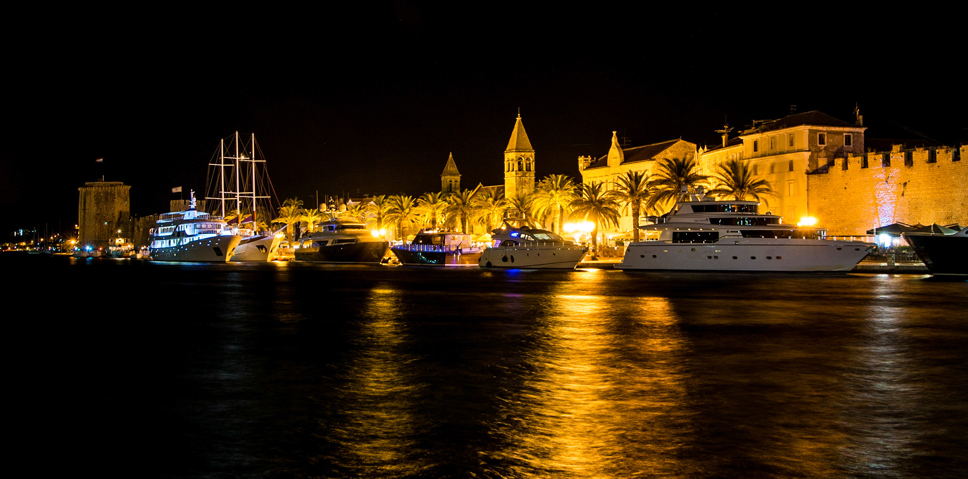 Moored Yachts at Trogir, Croatia (EU028)