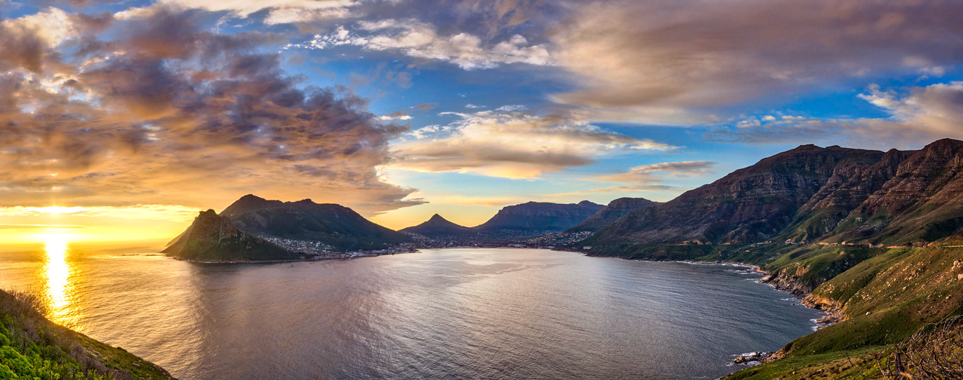 Hout Bay from Chapman's Peak, Cape Town, South Africa (SA037)