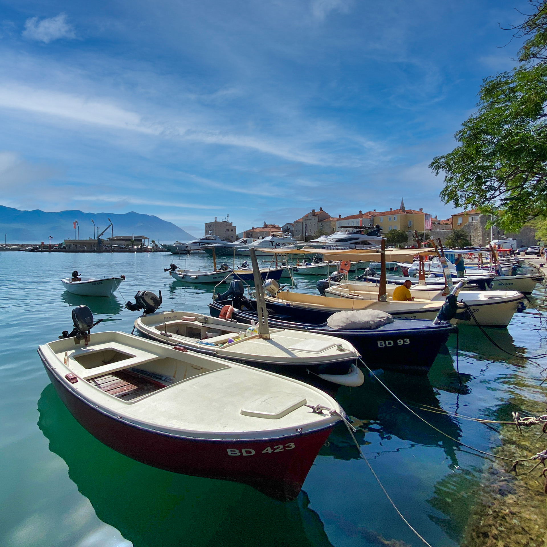 Boats in the Harbour at Budva, Montenegro (EU040)