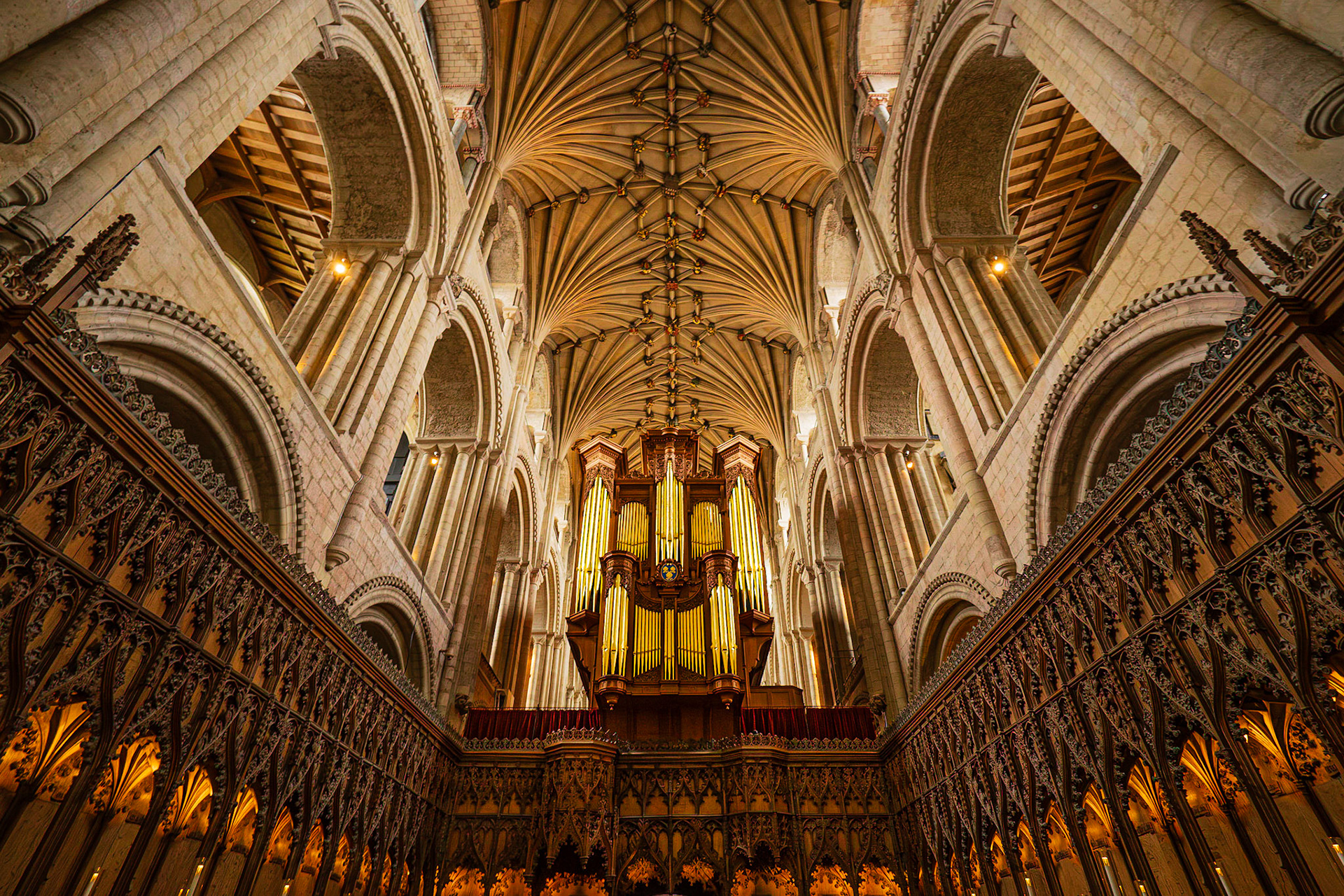 Interior of Norwich Cathedral, Norfolk, UK (UK030)