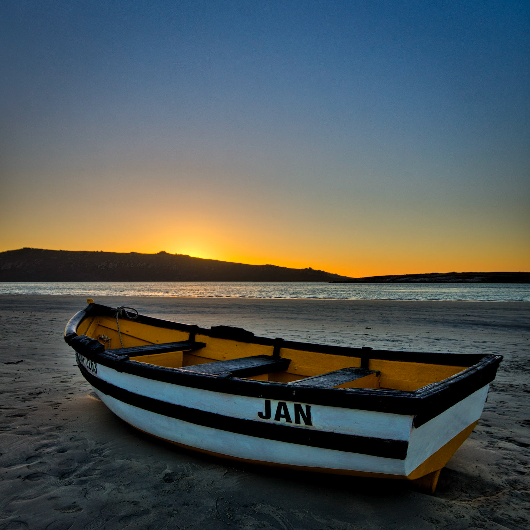 A Beached Boat at Langebaan, West Coast, South Africa (SA063)