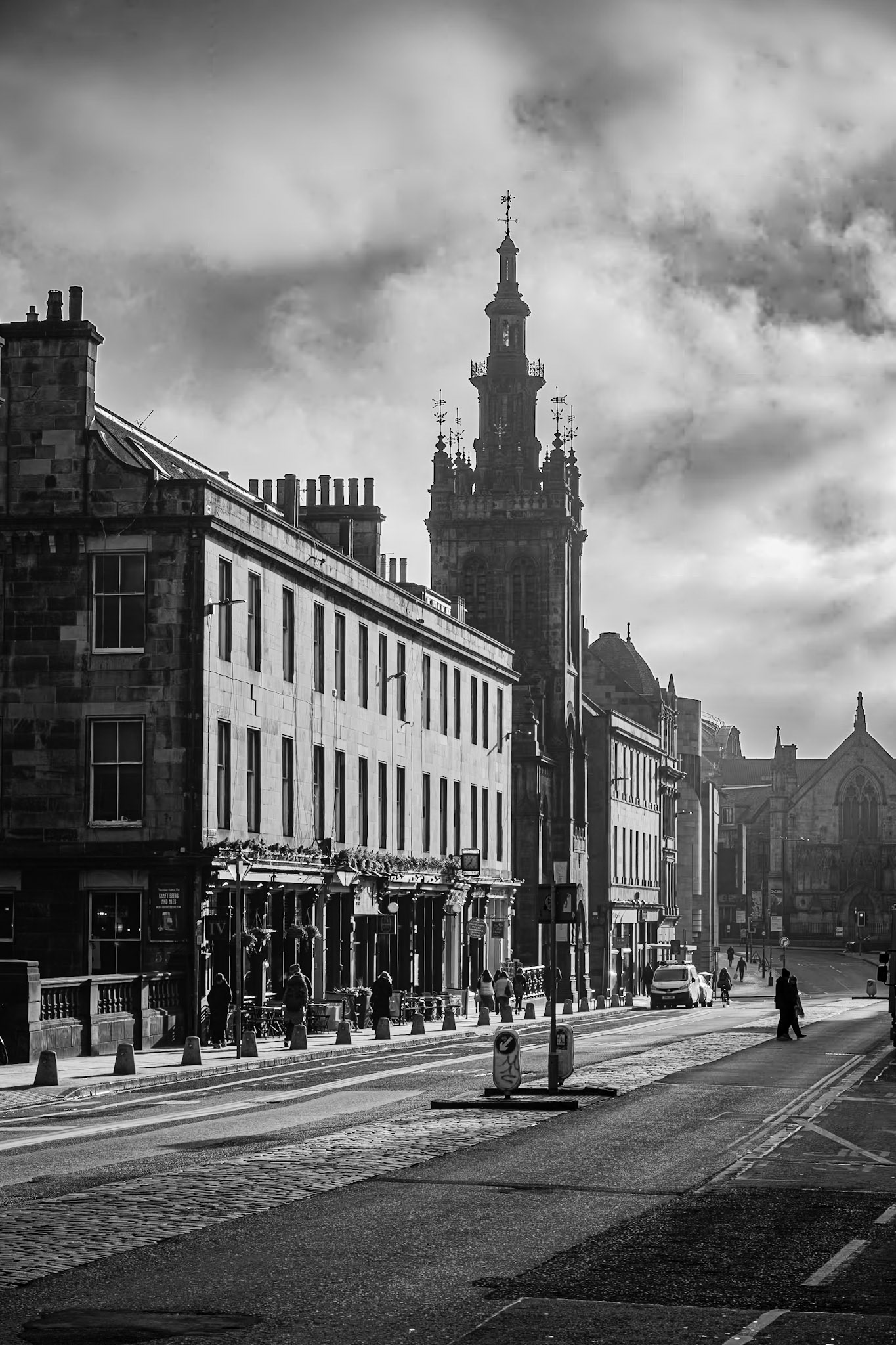 Street Scene in Edinburgh, Scotland (UK081)