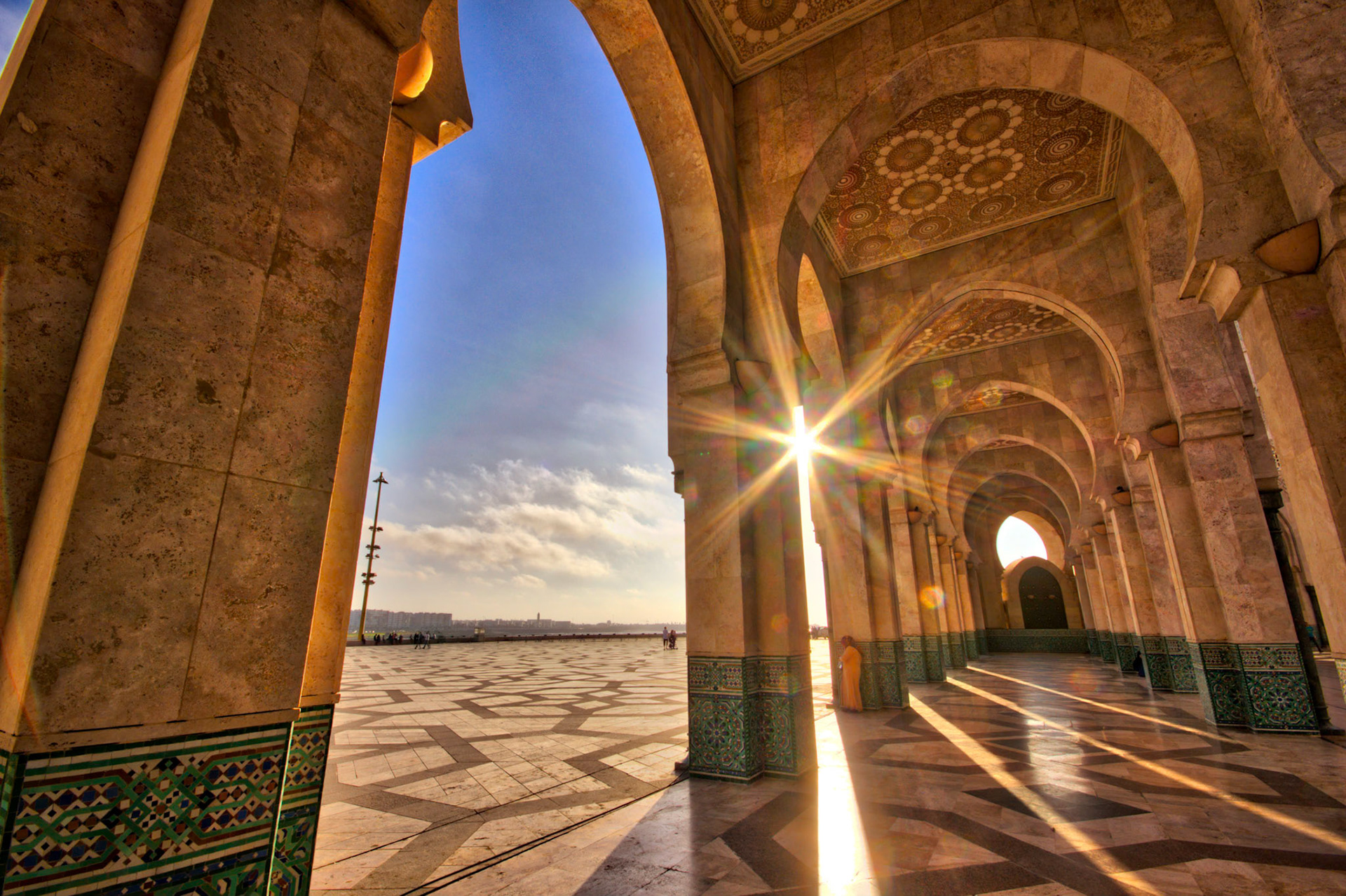 Arches at Hassan II Mosque, Casablanca, Morocco (RW018)