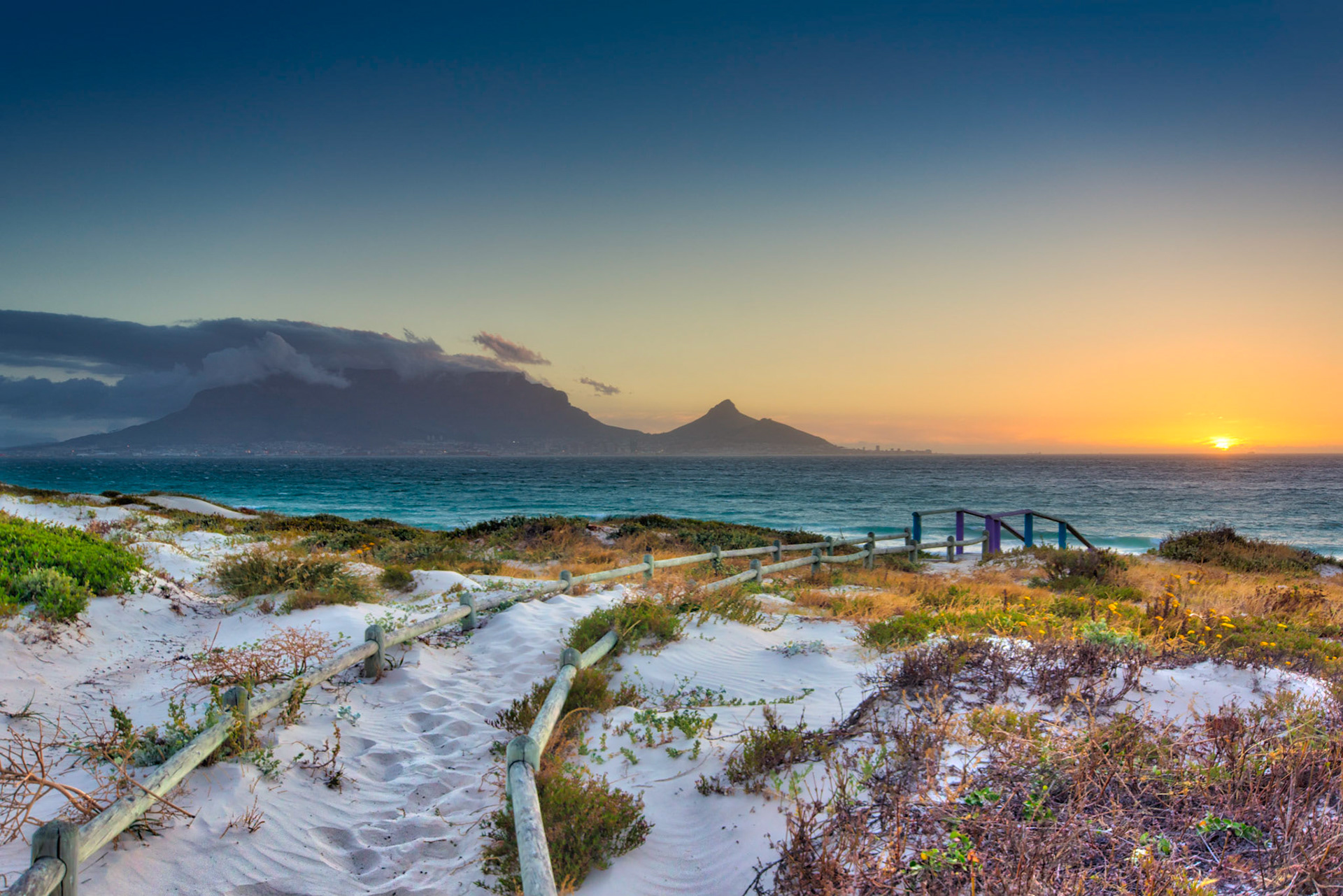 Path to the Beach at Sunset Beach, Cape Town, South Africa (SA048)