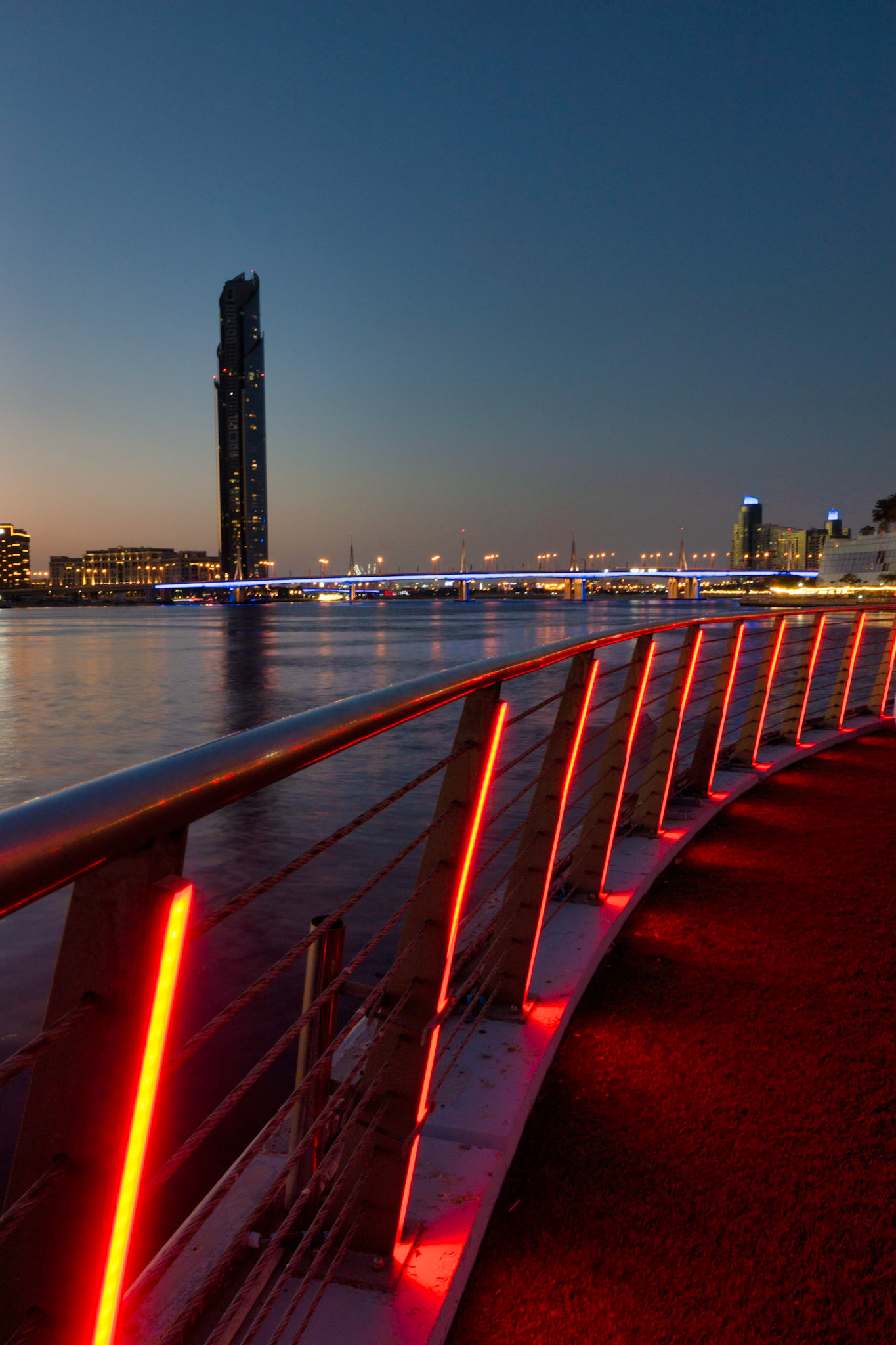 Night Scene in Festival City, Dubai
