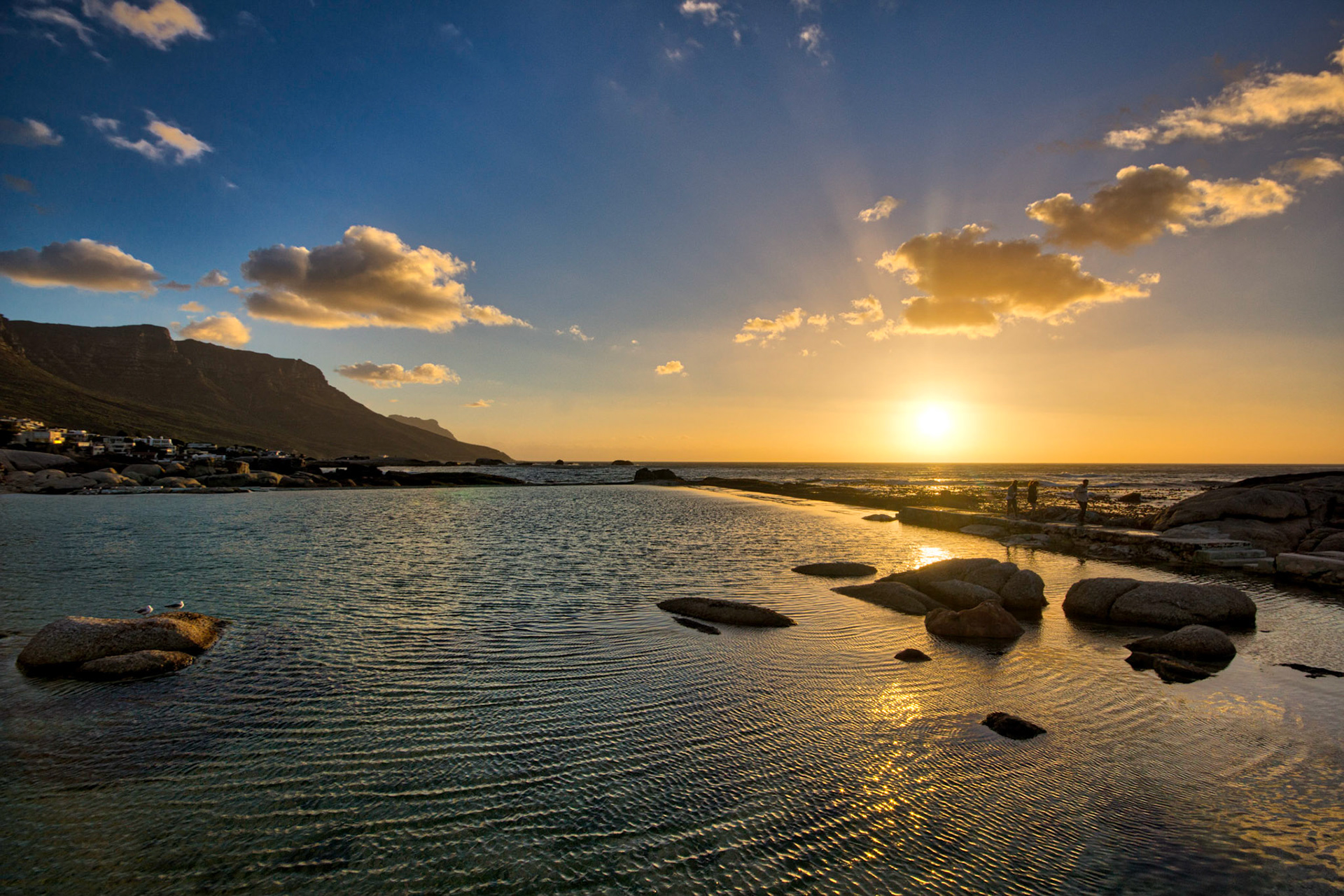 Tidal Pool at Camps Bay, Cape Town, South Africa (SA042)