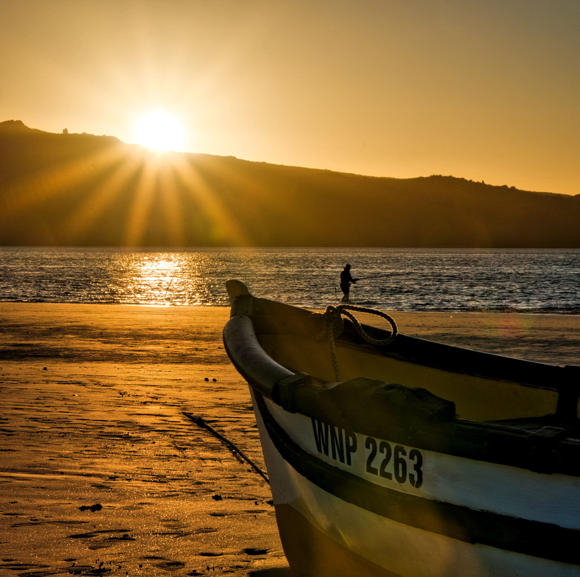 Sunset at Langebaan, West Coast, South Africa (SA062)