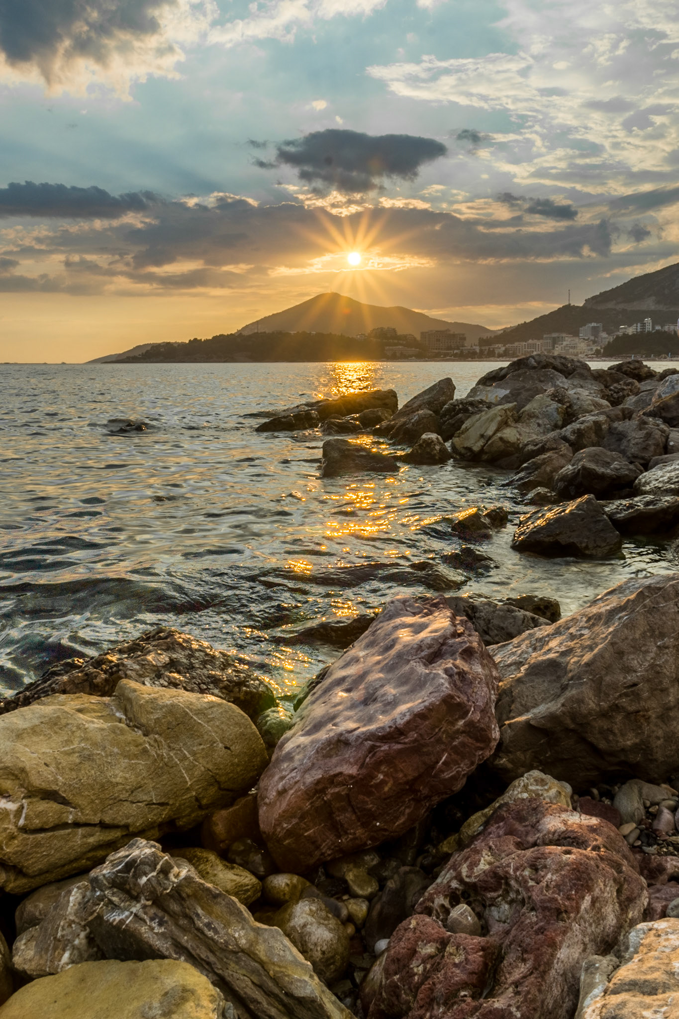 Sunset near Becici, Montenegro (EU042)