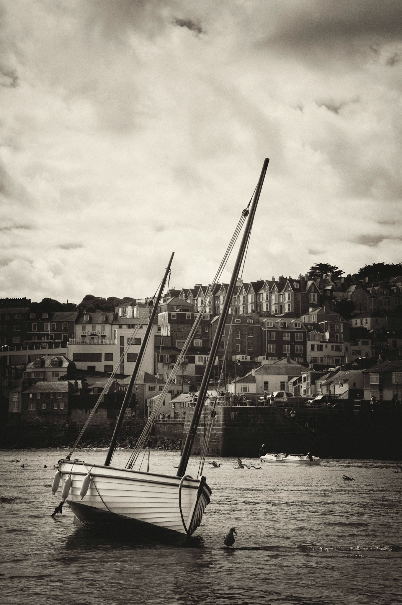 Beached Boat at St Ives, Cornwall, UK (UK002)