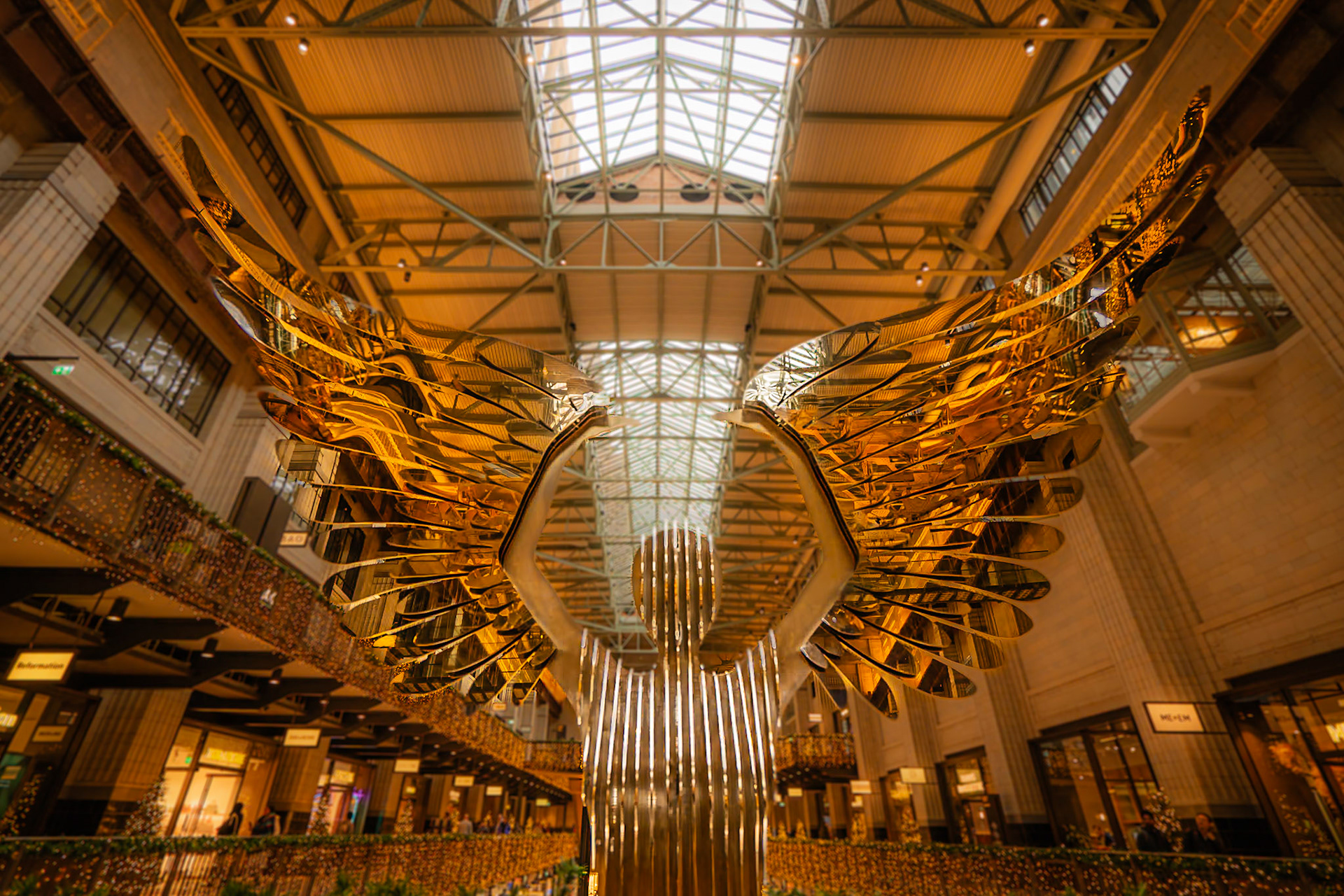 The Angel of London Scuplture at Battersea Power Station, London, UK (UK073)