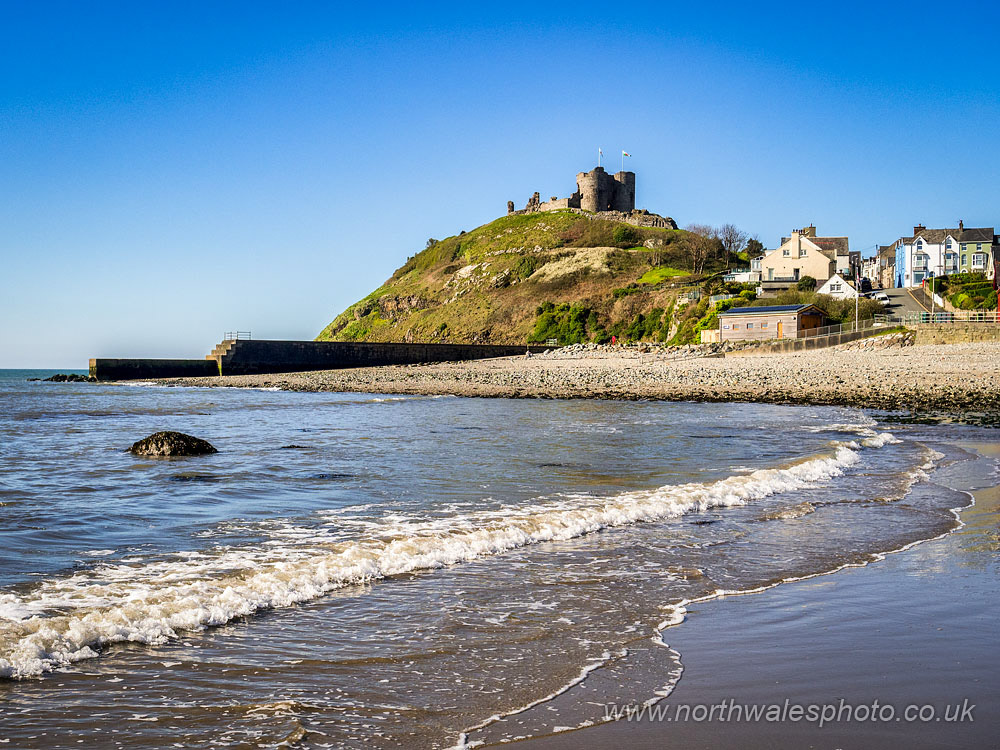 Criccieth Beach and Castle