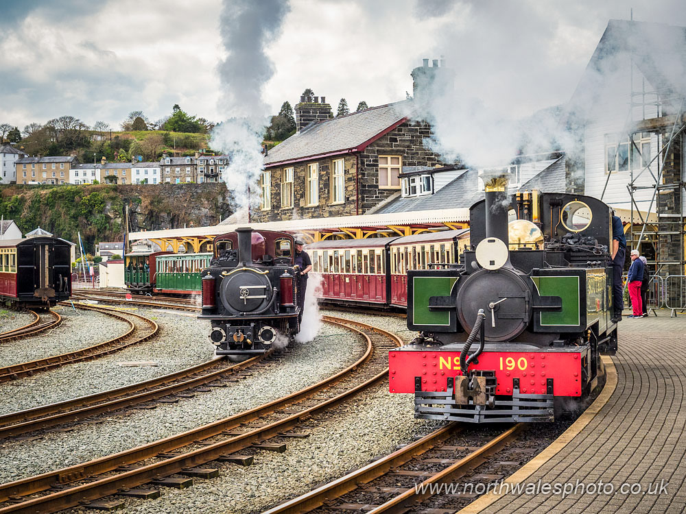 Steam at Porthmadog