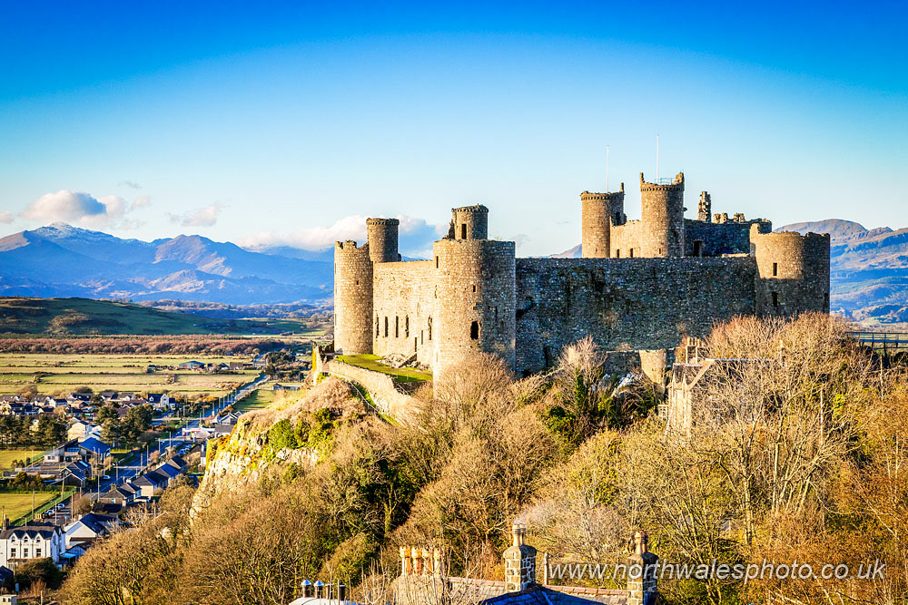 Evening at Harlech Castle