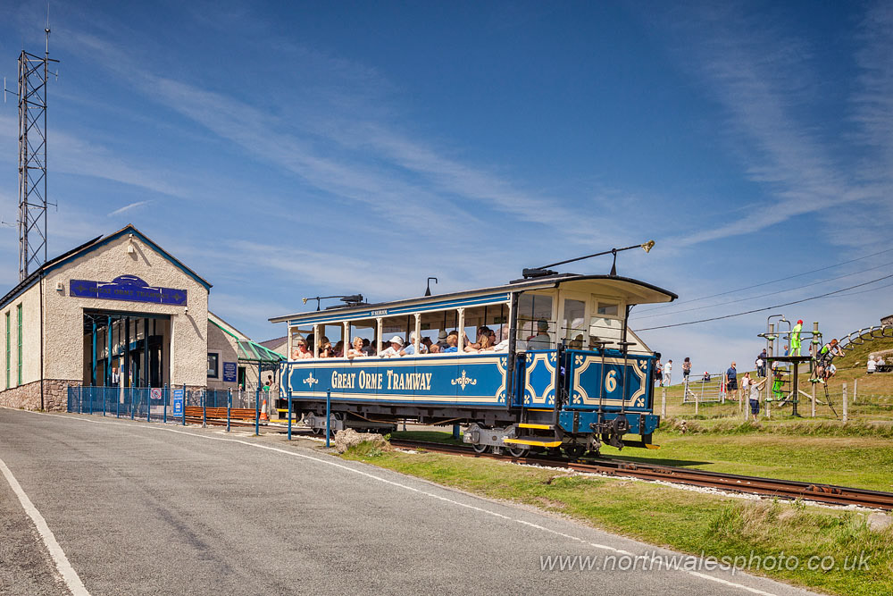 Llandudno Tram at Halfway Station