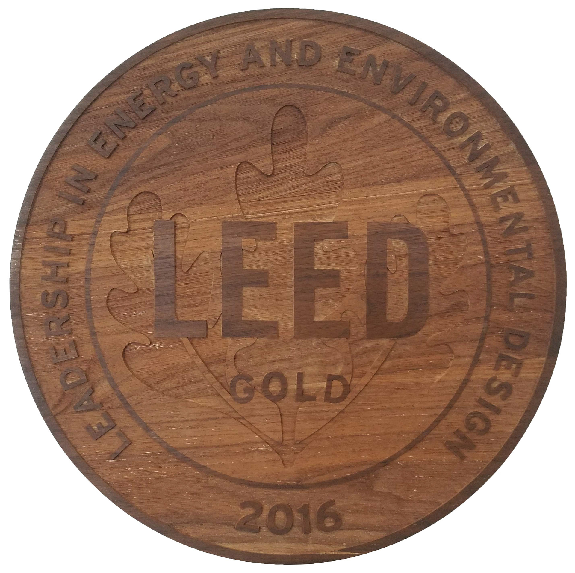 LEED Gold certification seal in the construction industry.