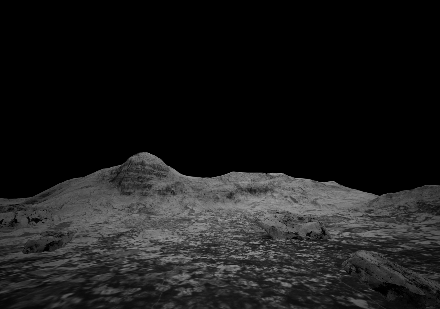 Terrain Only Raw Render