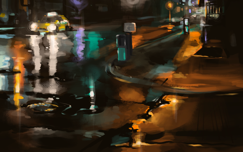 Rainy night at Prince Alberts