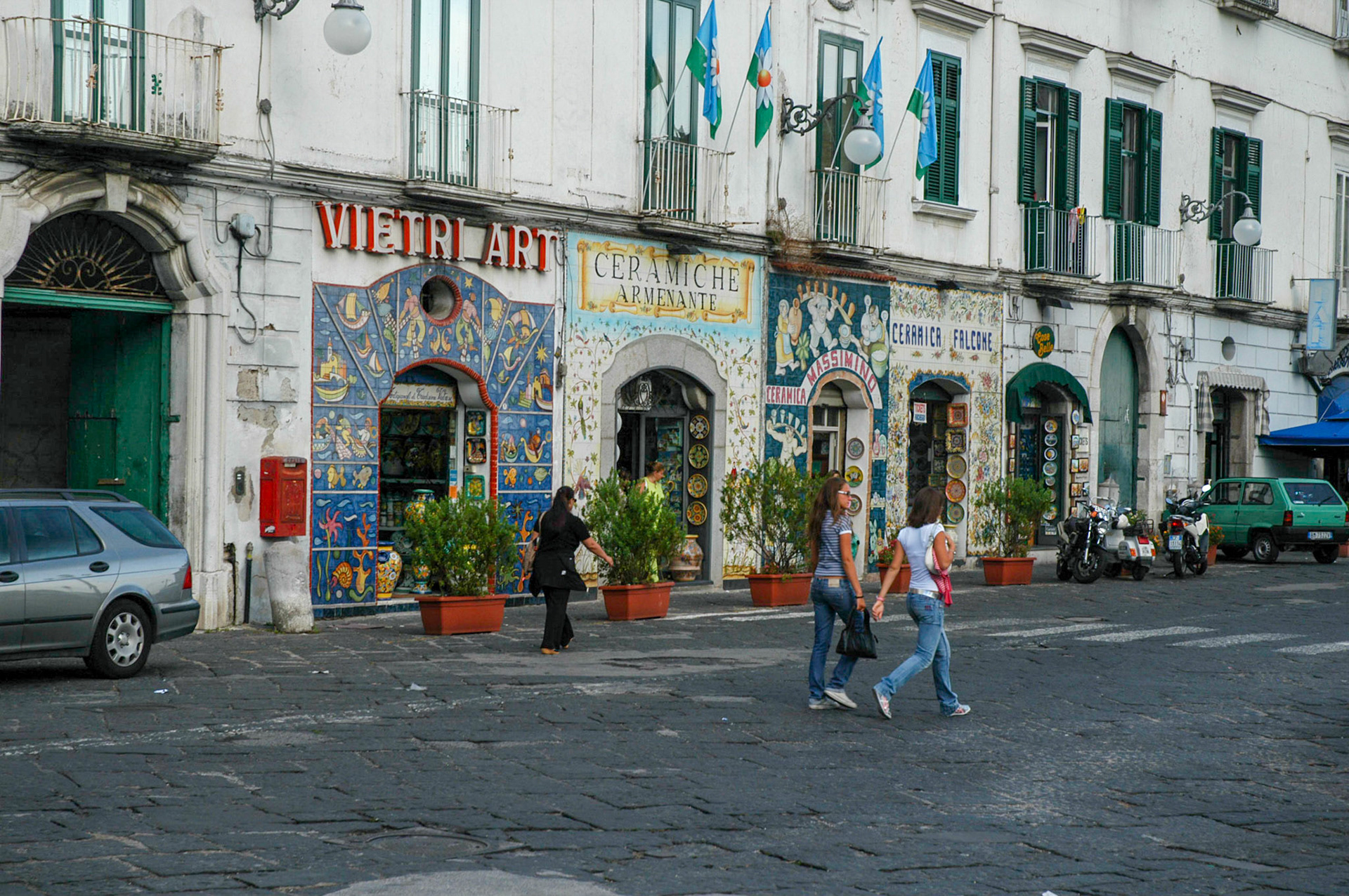 Pottery shops at Vietri Sul Mare